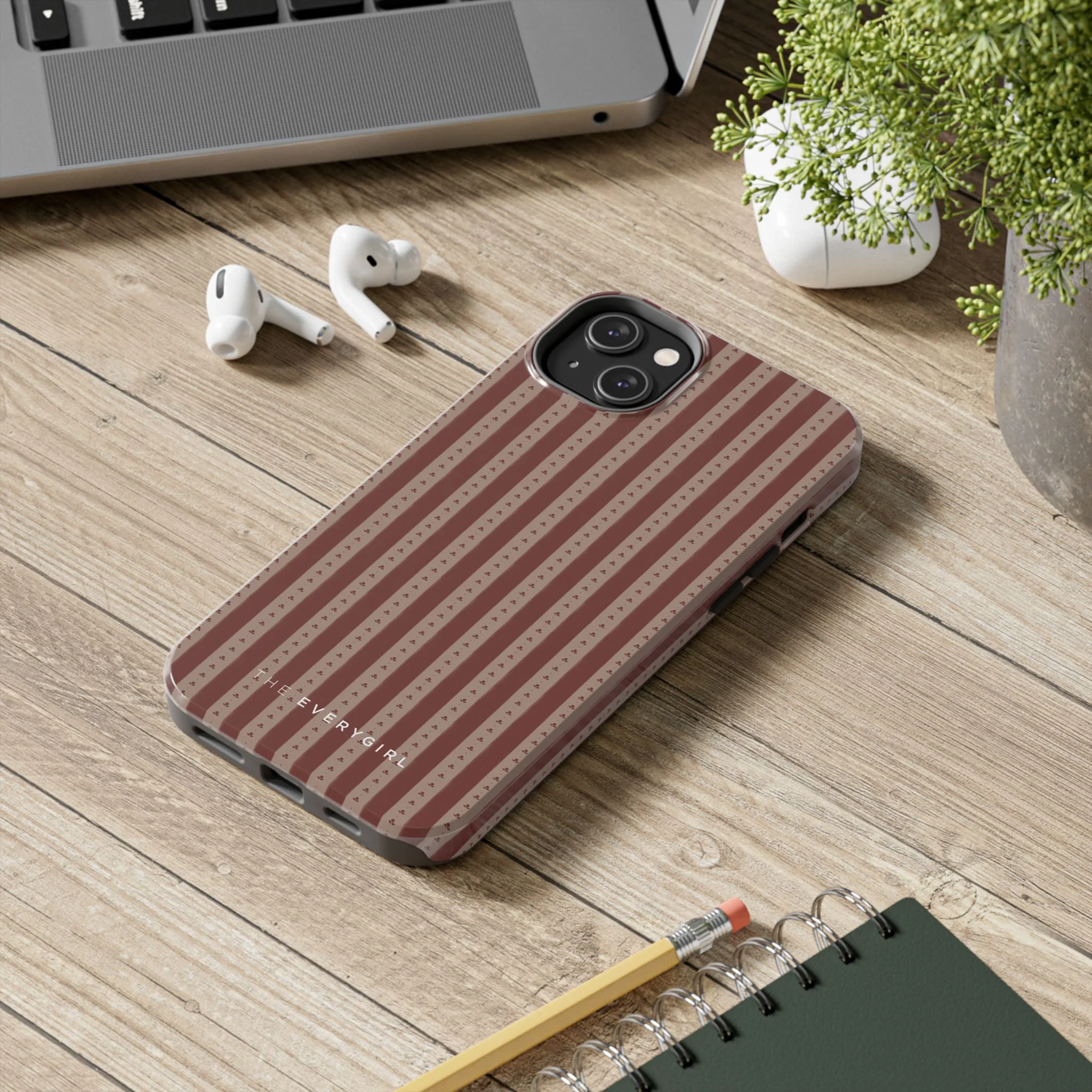 Muted Red Stripe IPhone Case - Image 77