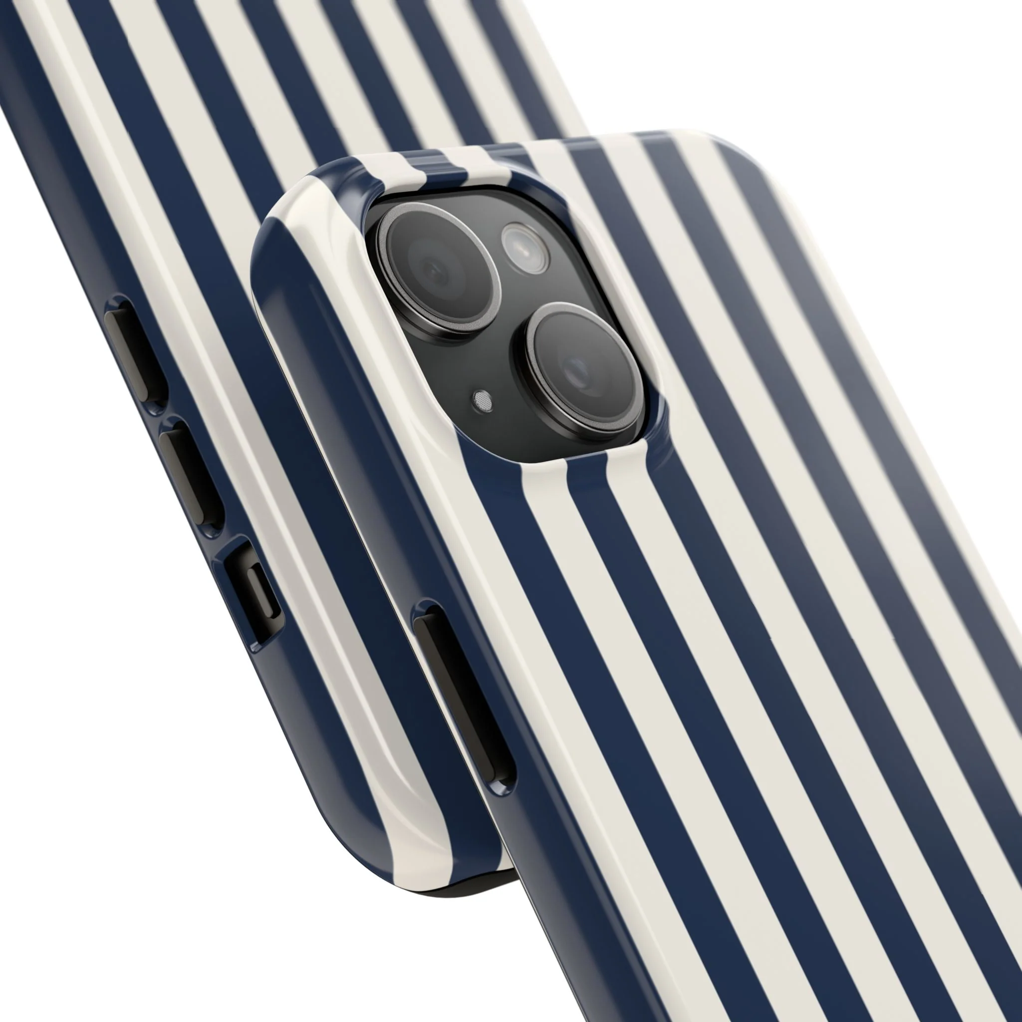 Navy Cabana Stripe Phone Case - Image 11