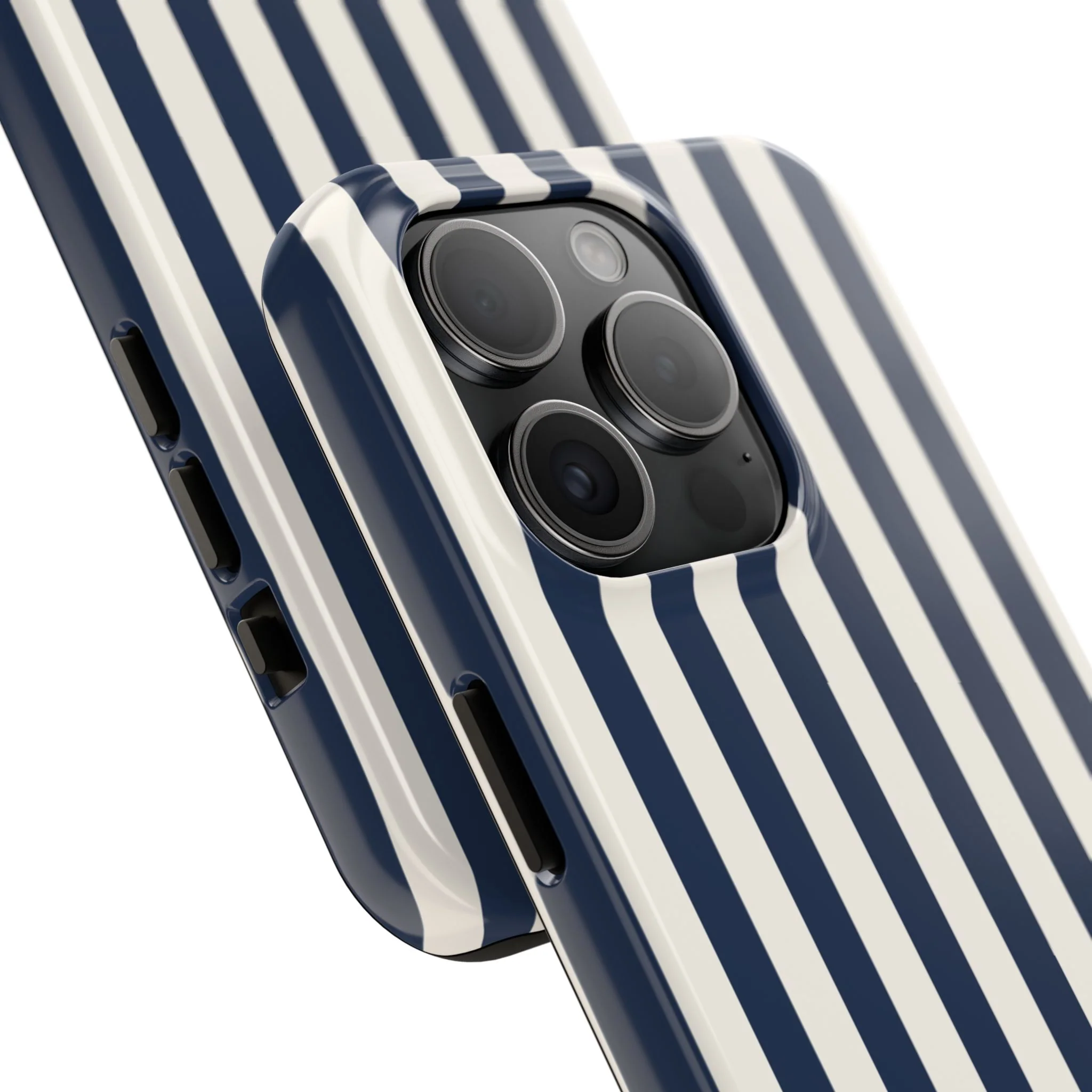 Navy Cabana Stripe Phone Case - Image 14