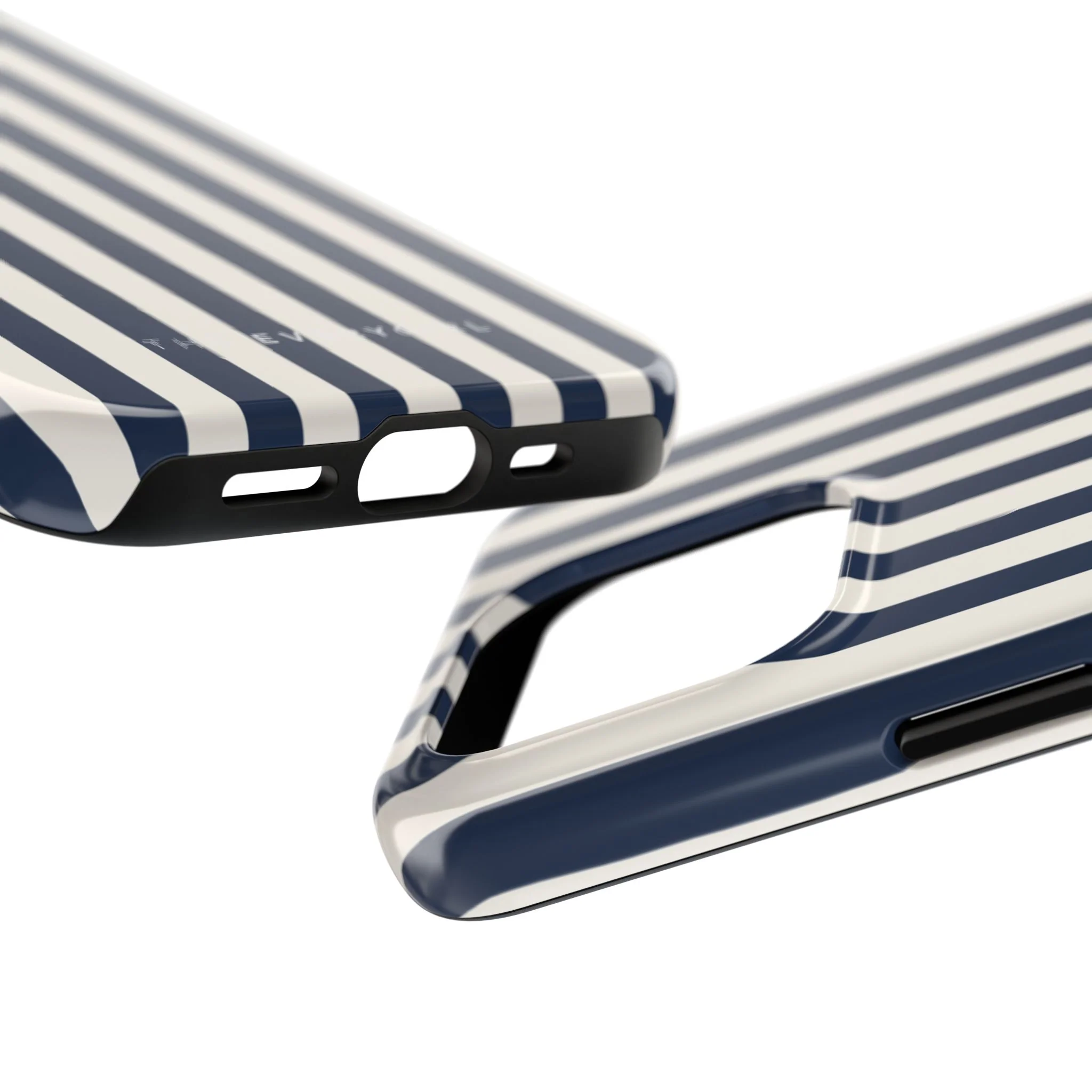 Navy Cabana Stripe Phone Case - Image 15