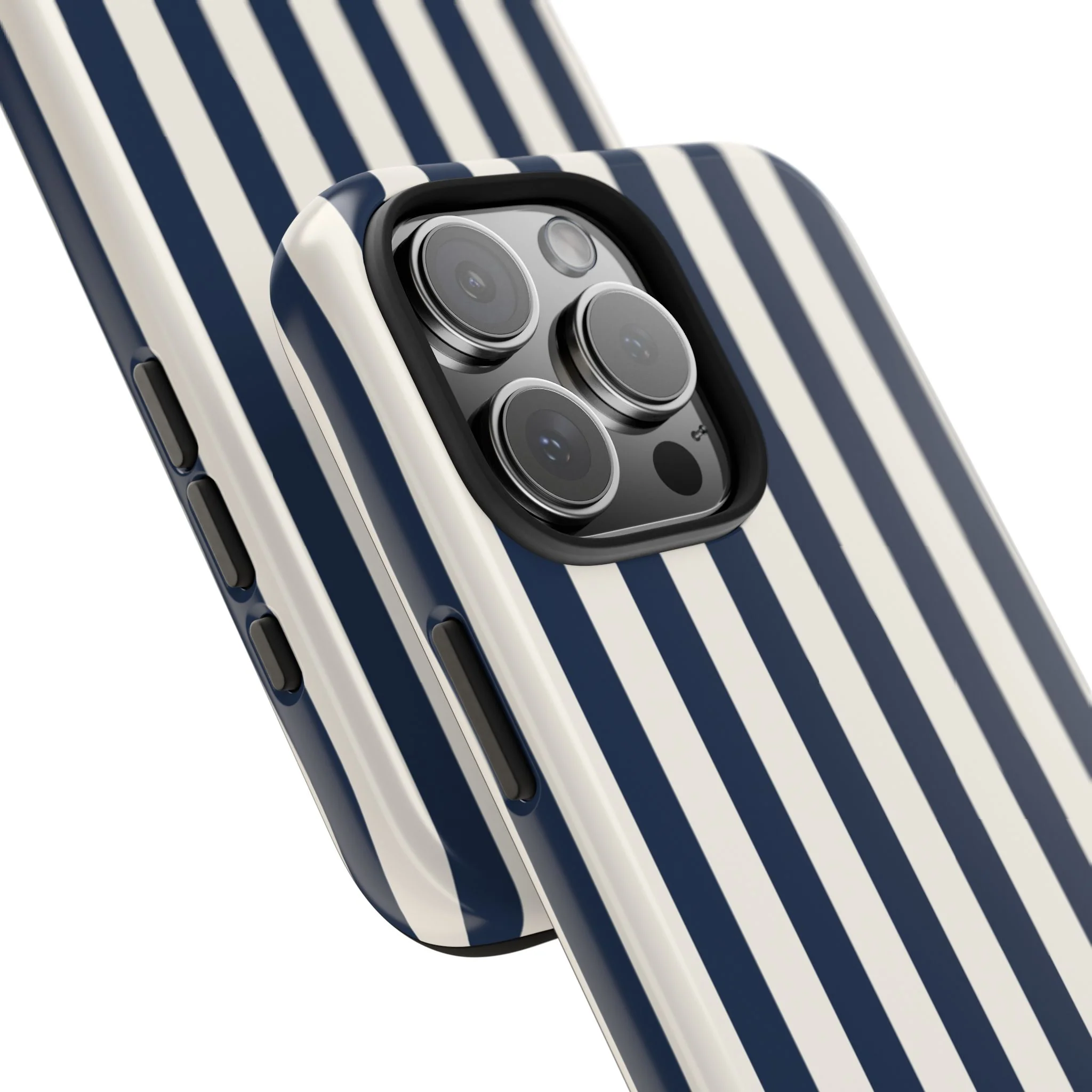 Navy Cabana Stripe Phone Case - Image 19