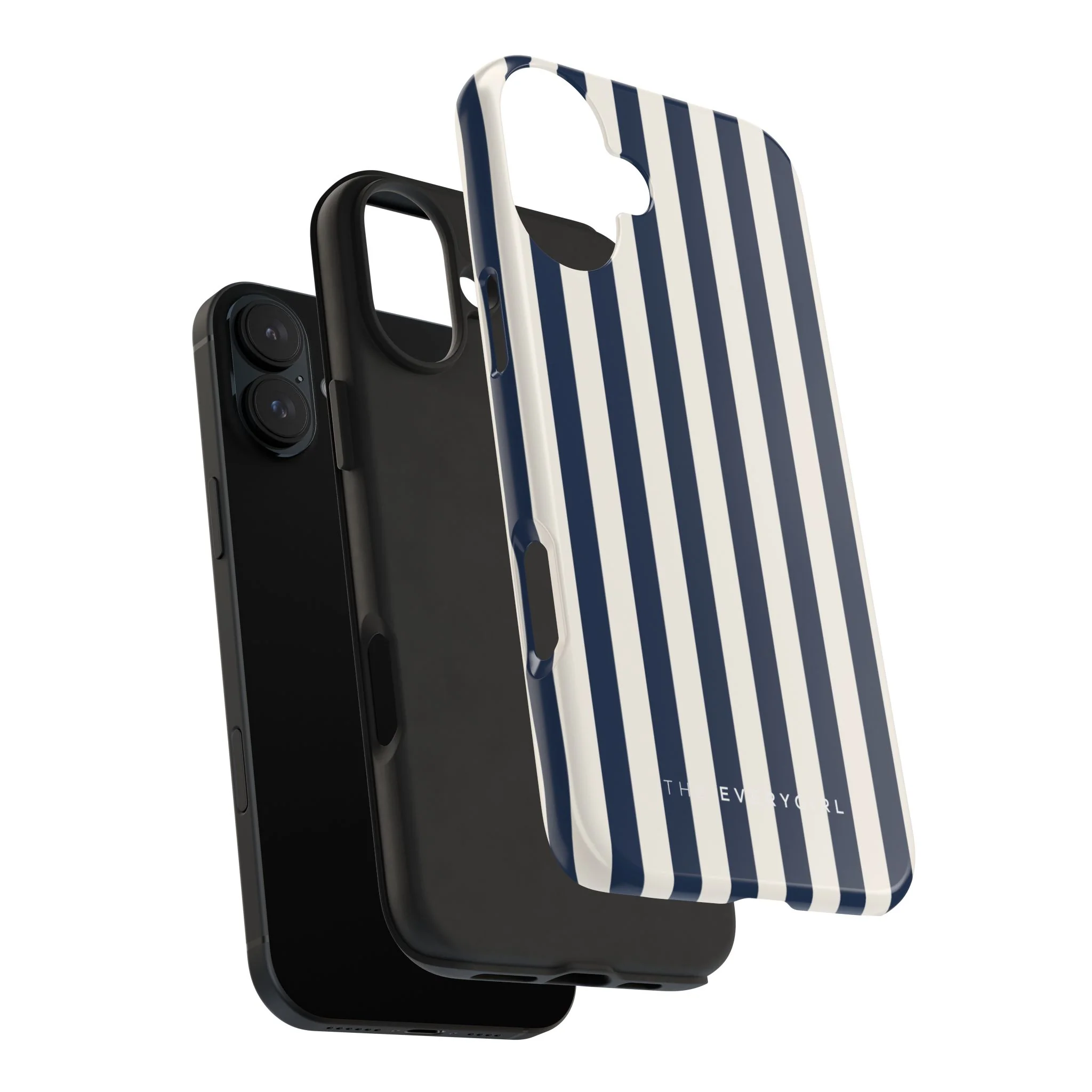 Navy Cabana Stripe Phone Case - Image 24