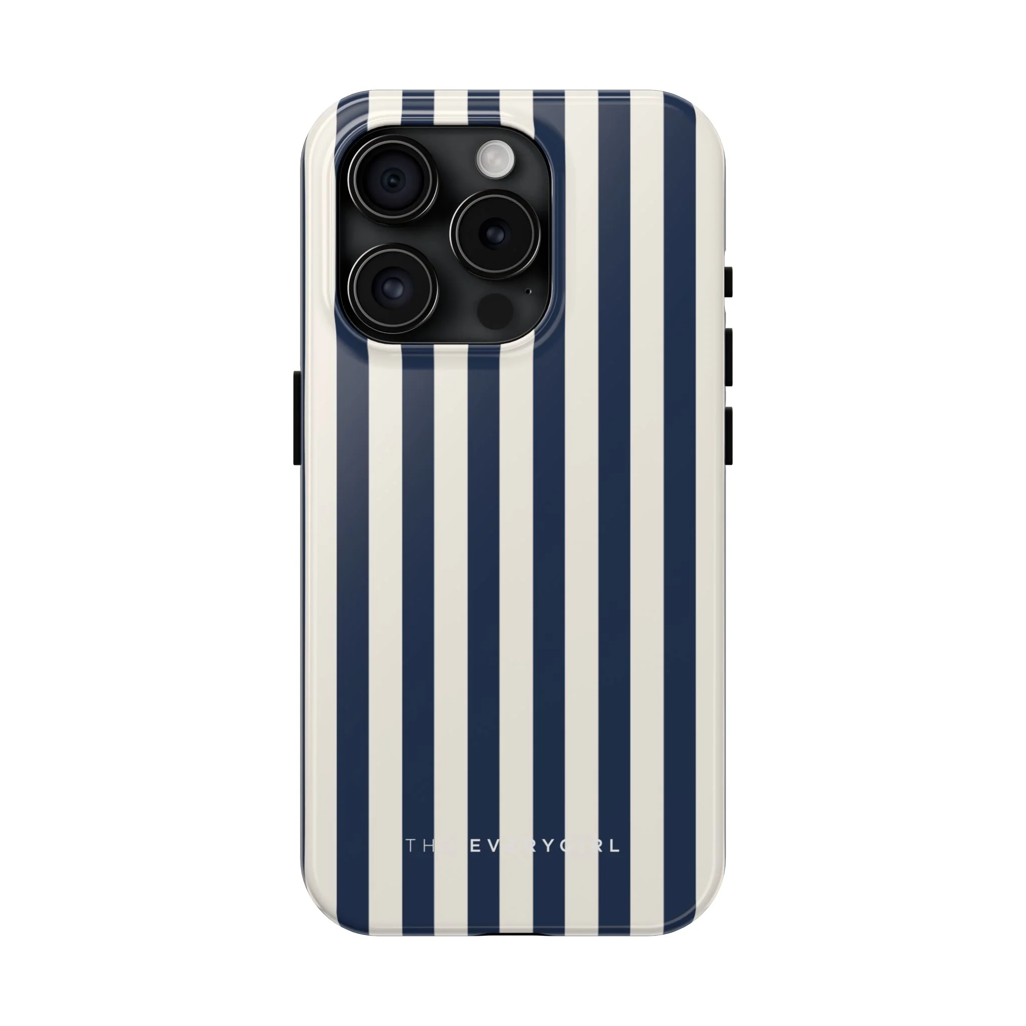 Navy Cabana Stripe Phone Case - Image 3