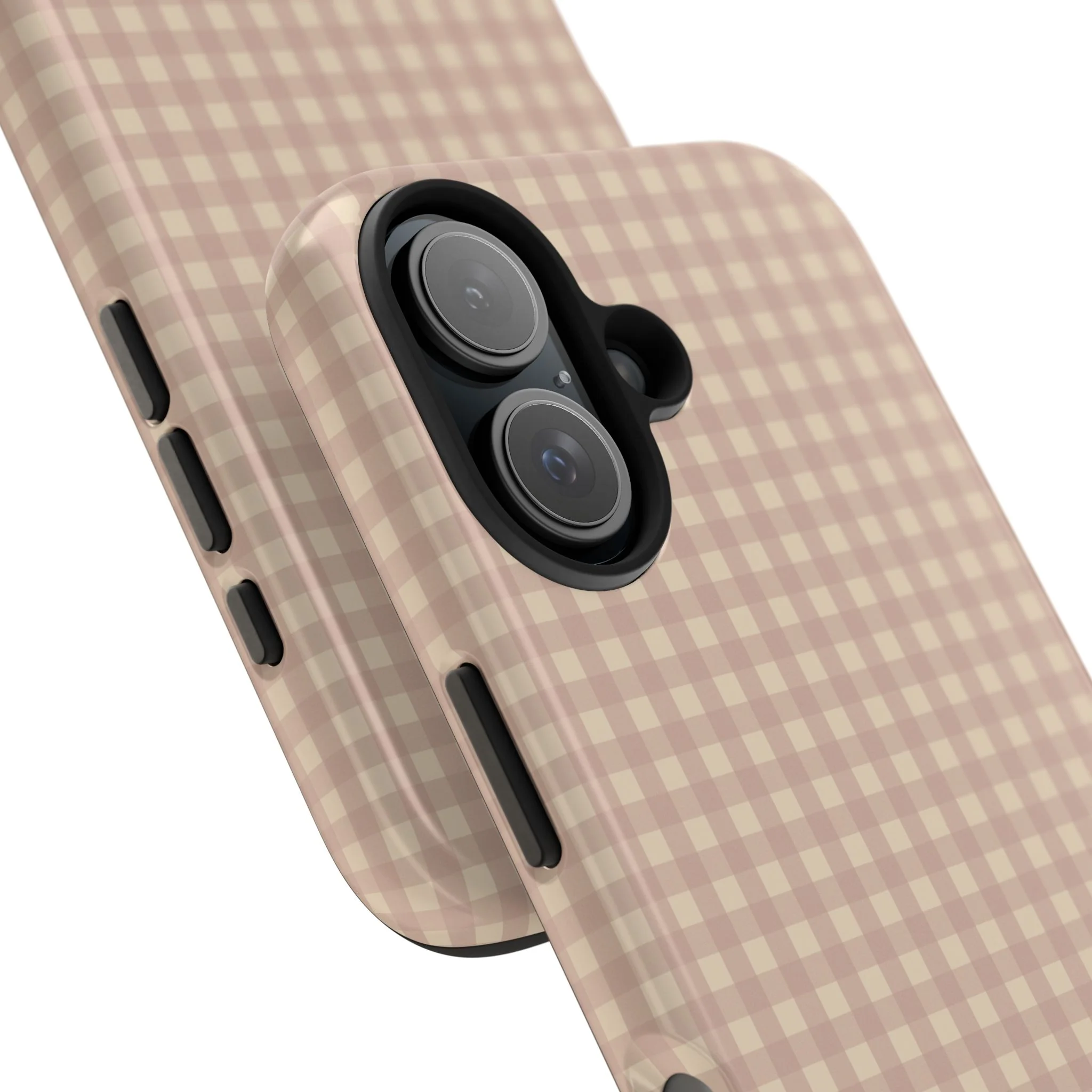 Neutral Blush Gingham IPhone Case - Image 108