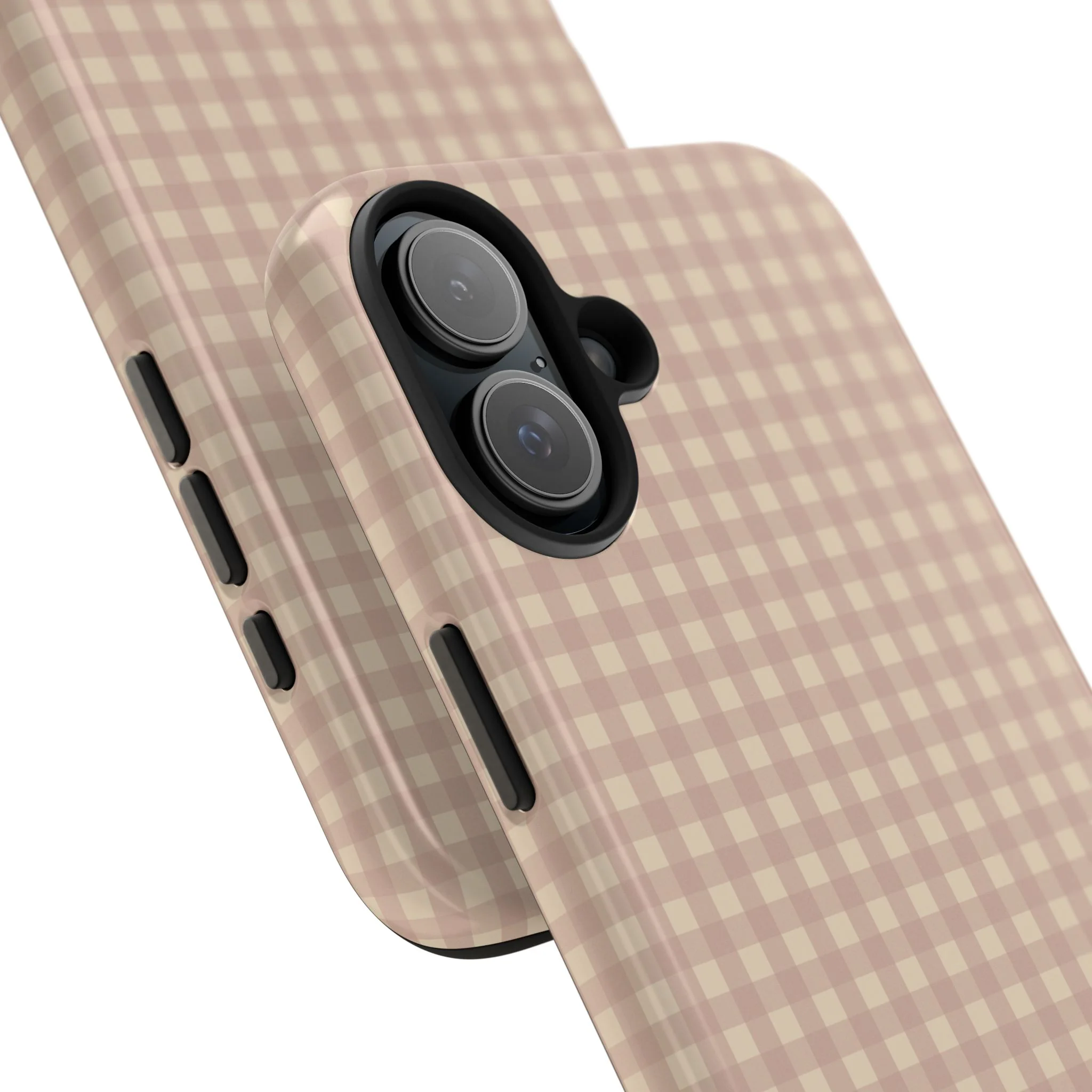 Neutral Blush Gingham IPhone Case - Image 110