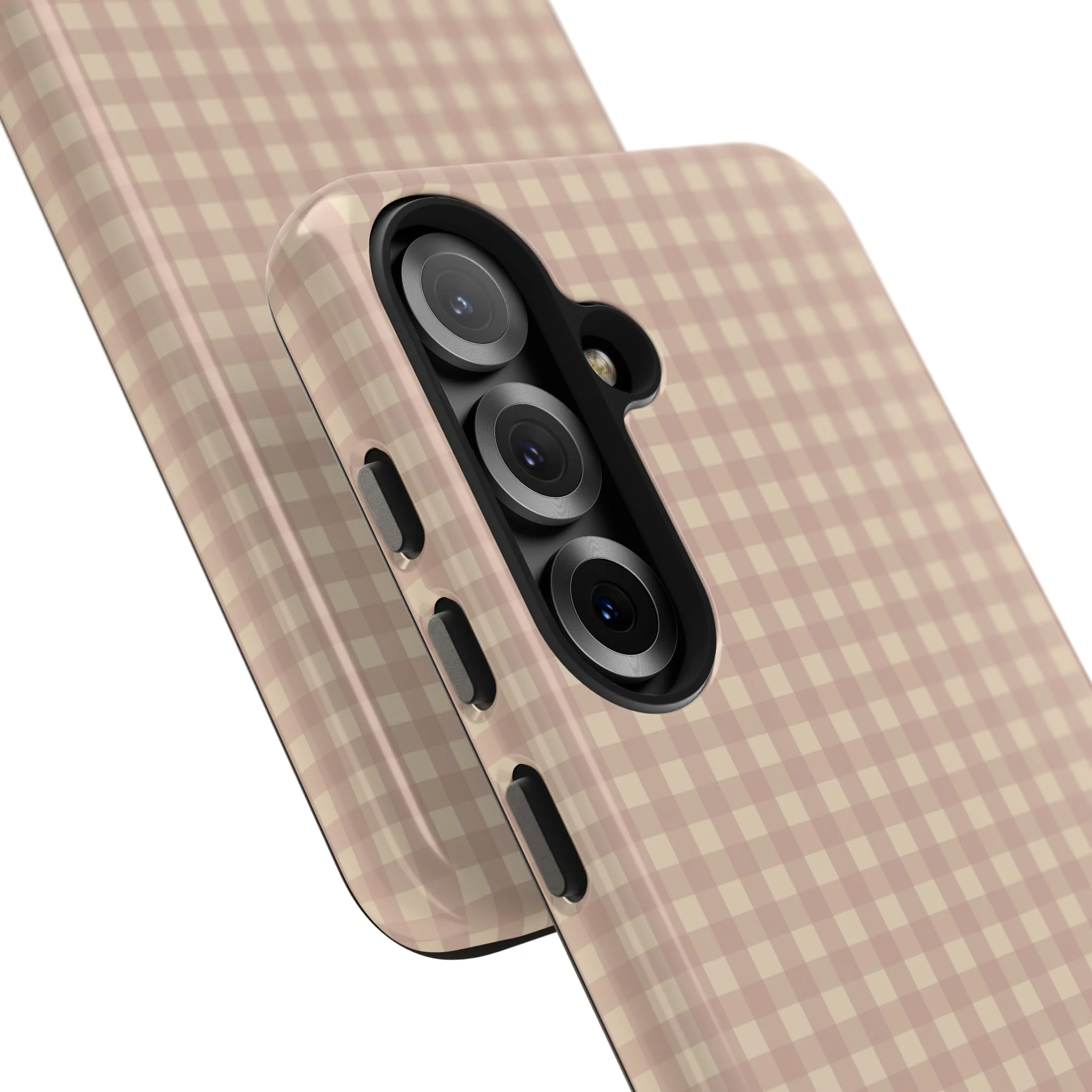 Neutral Blush Gingham IPhone Case - Image 112