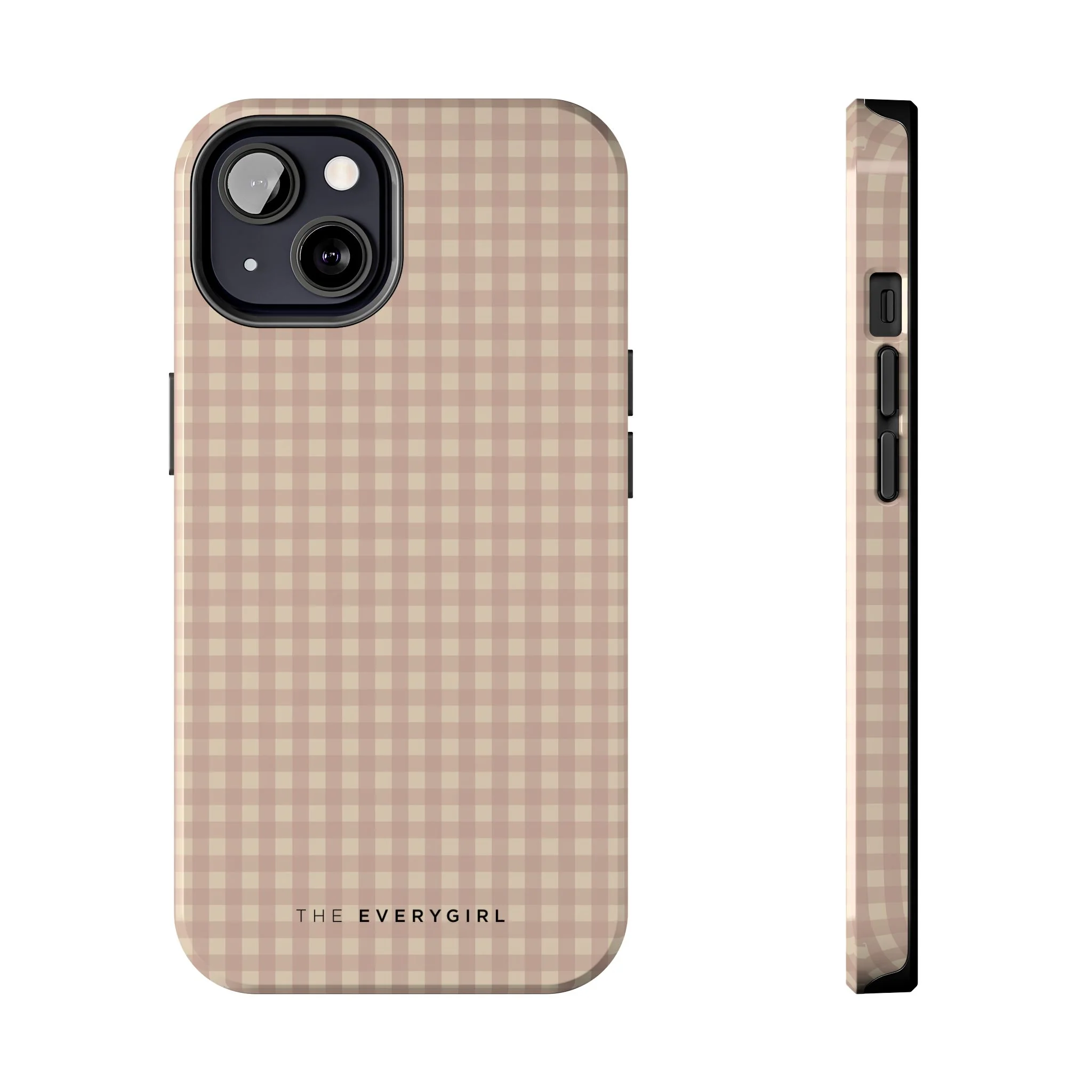 Neutral Blush Gingham IPhone Case - Image 13