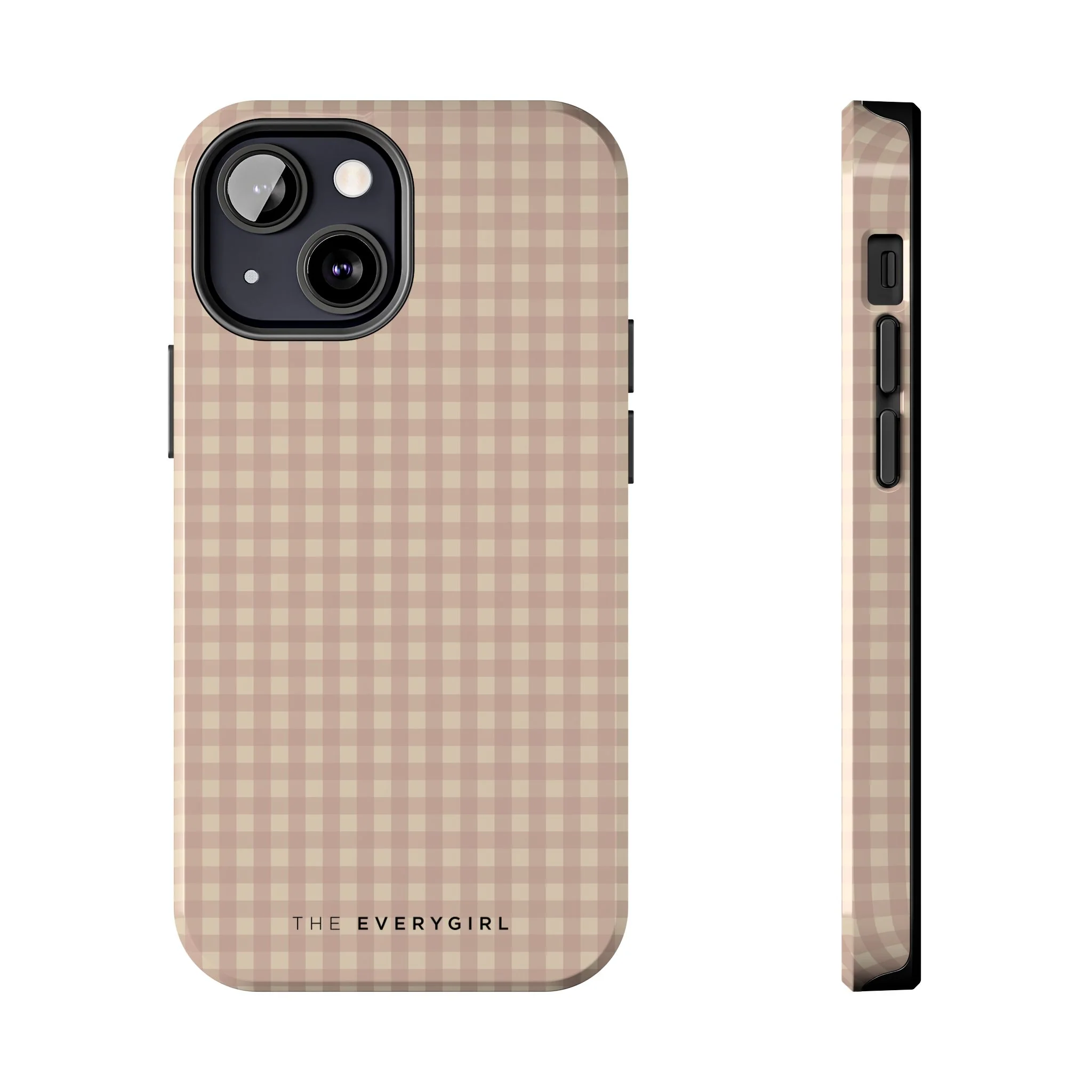Neutral Blush Gingham IPhone Case - Image 14