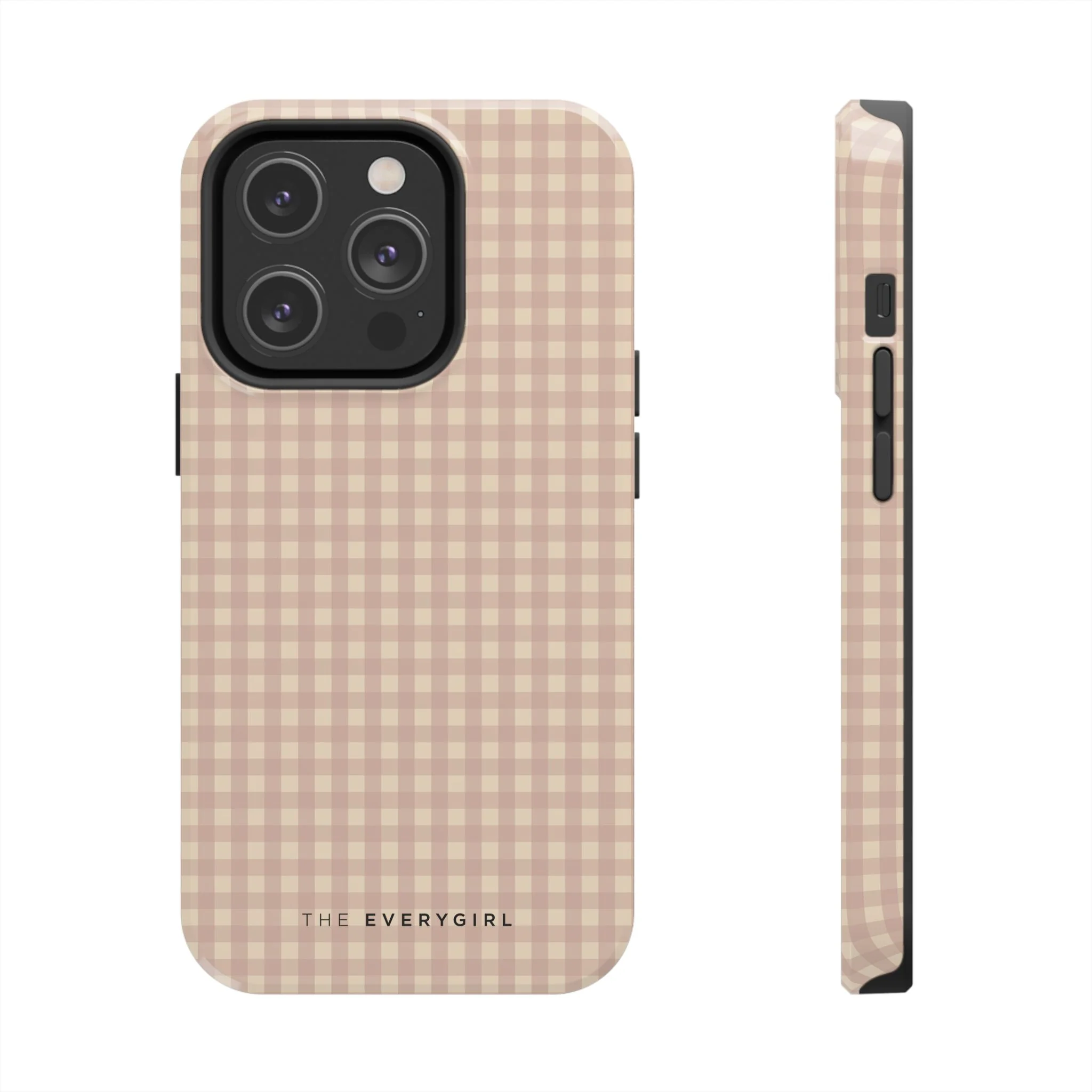 Neutral Blush Gingham IPhone Case - Image 18
