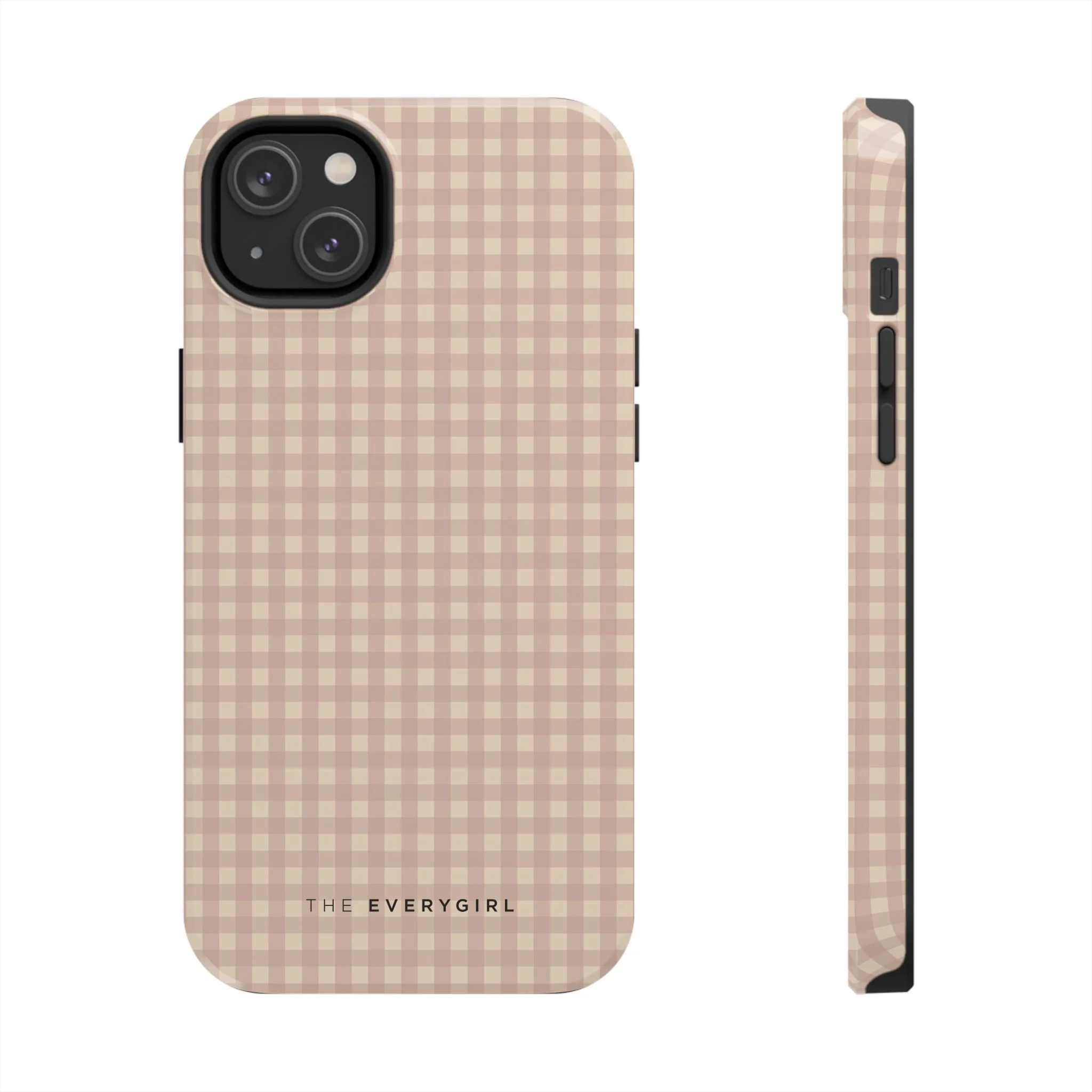 Neutral Blush Gingham IPhone Case - Image 20