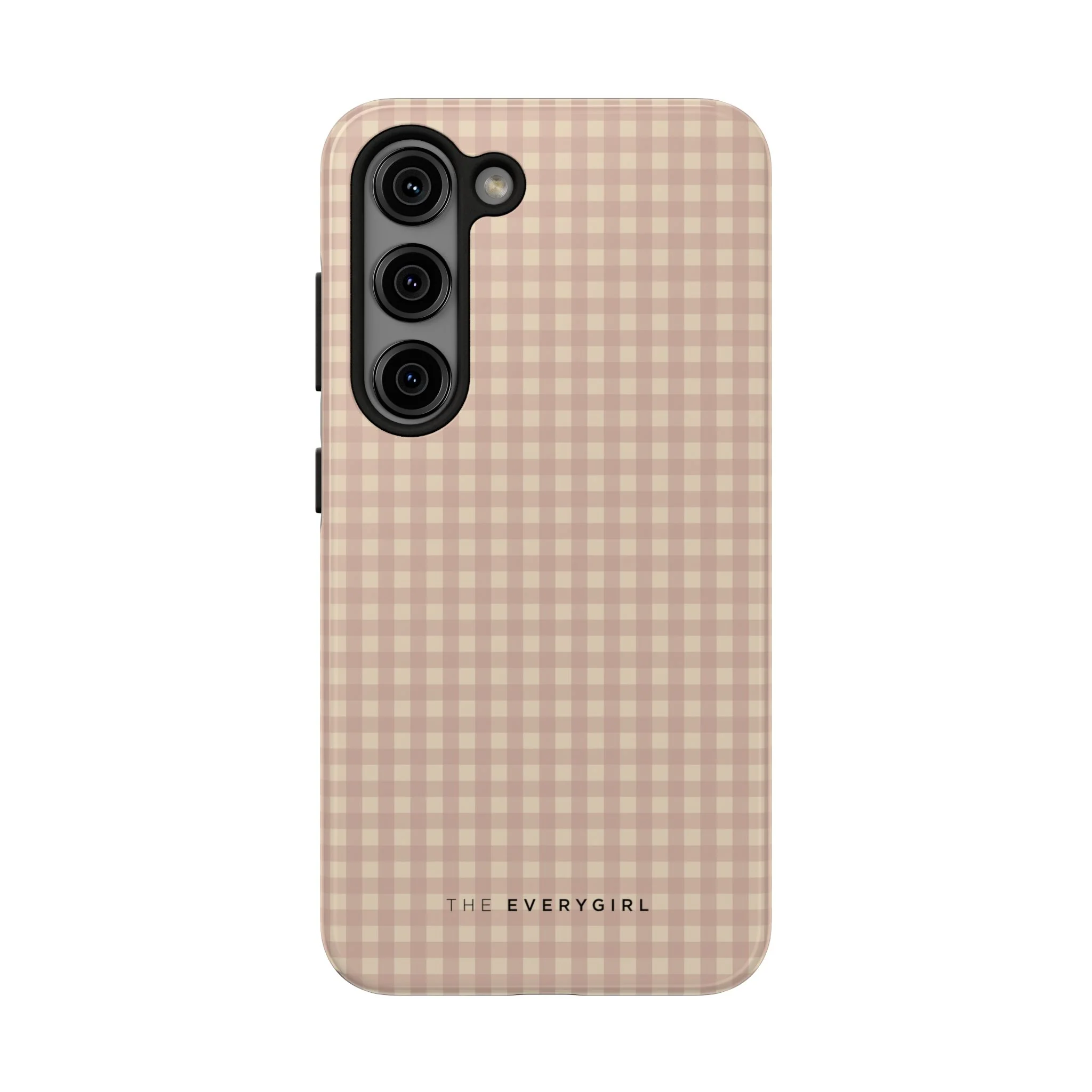 Neutral Blush Gingham IPhone Case - Image 26