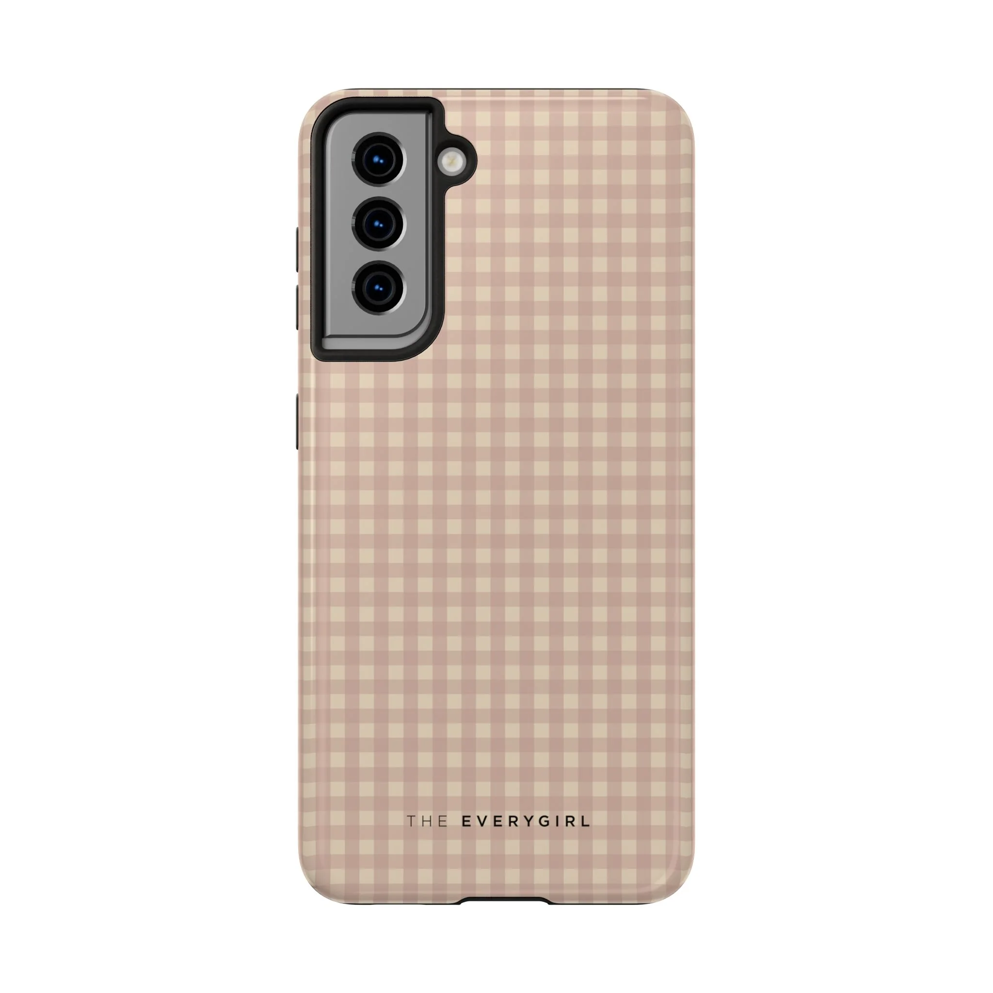 Neutral Blush Gingham IPhone Case - Image 28