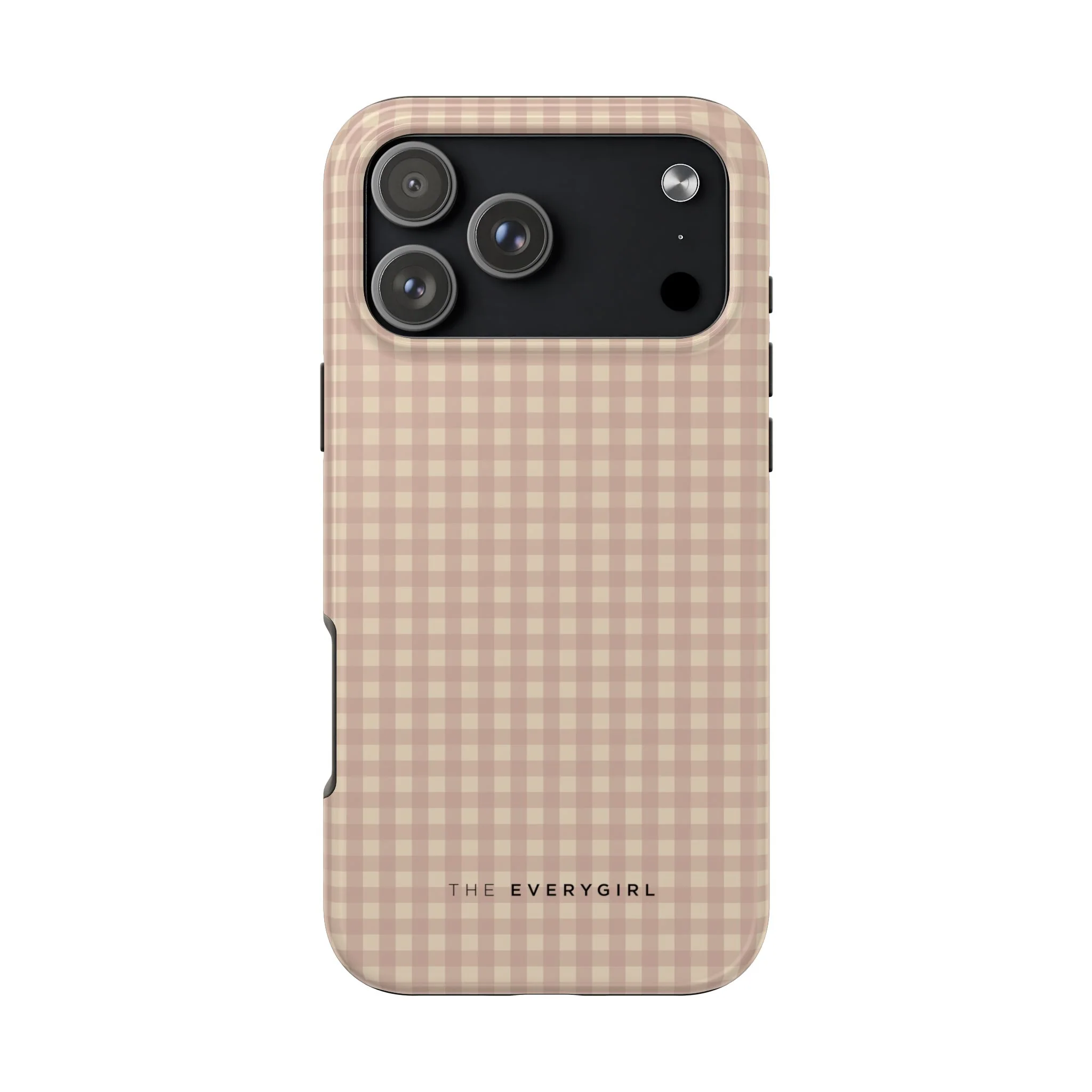 Neutral Blush Gingham IPhone Case - Image 36
