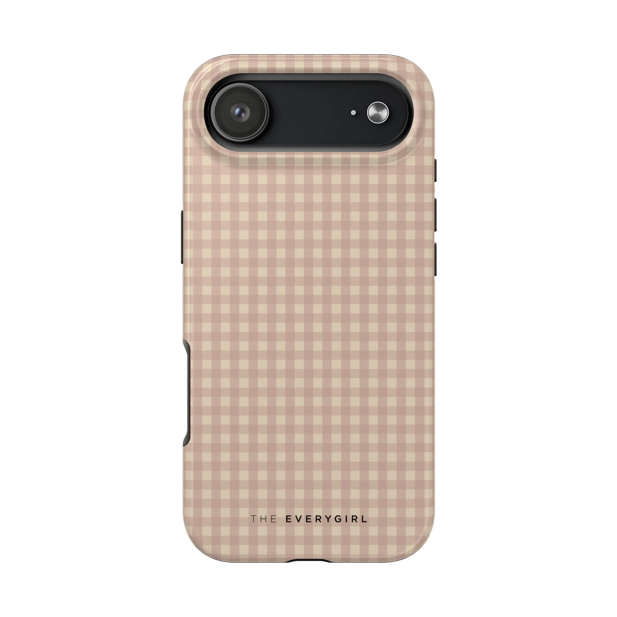 Neutral Blush Gingham IPhone Case - Image 37