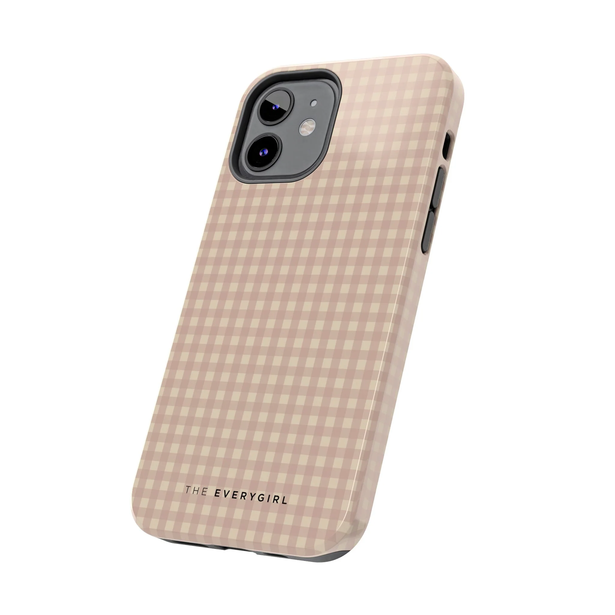 Neutral Blush Gingham IPhone Case - Image 53