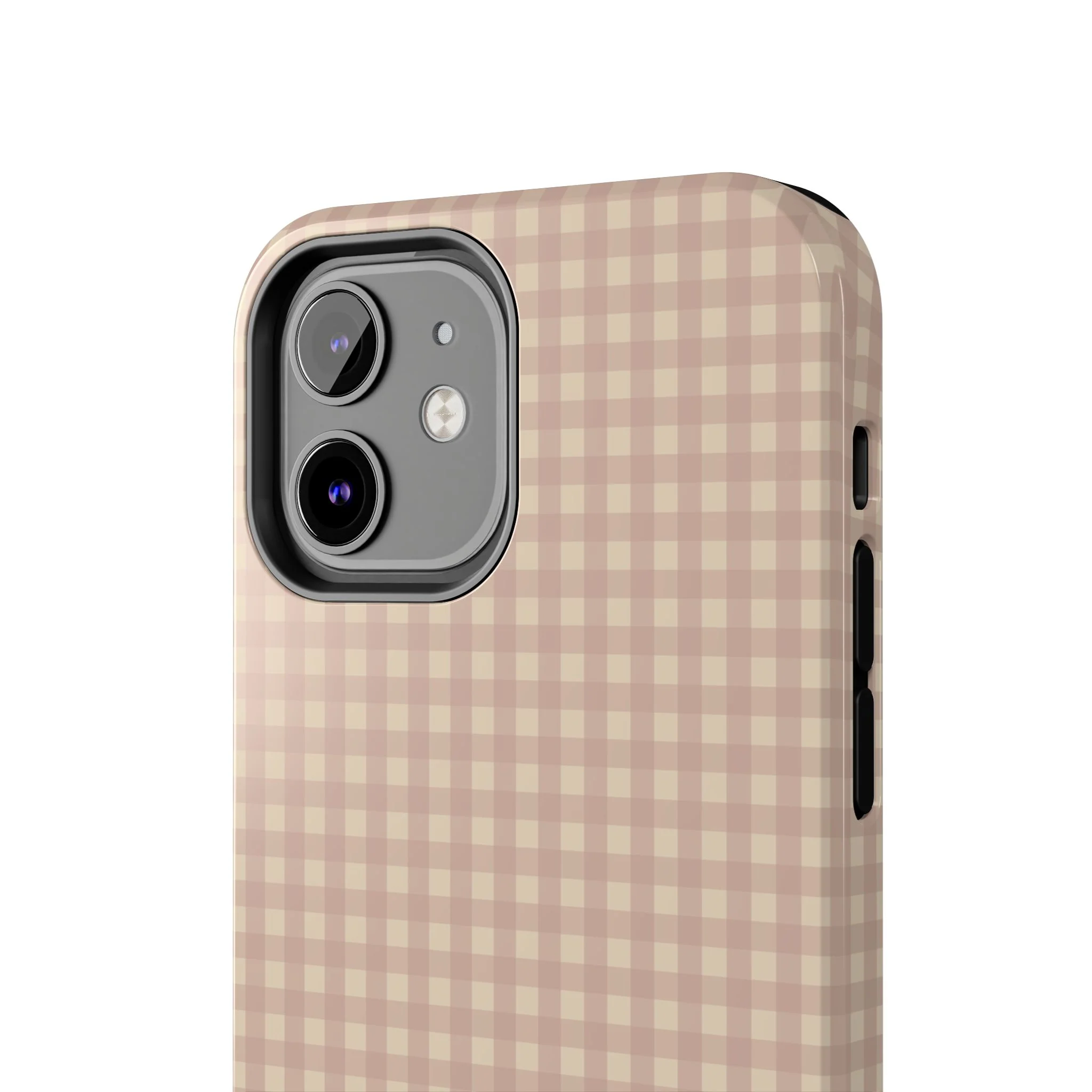Neutral Blush Gingham IPhone Case - Image 54