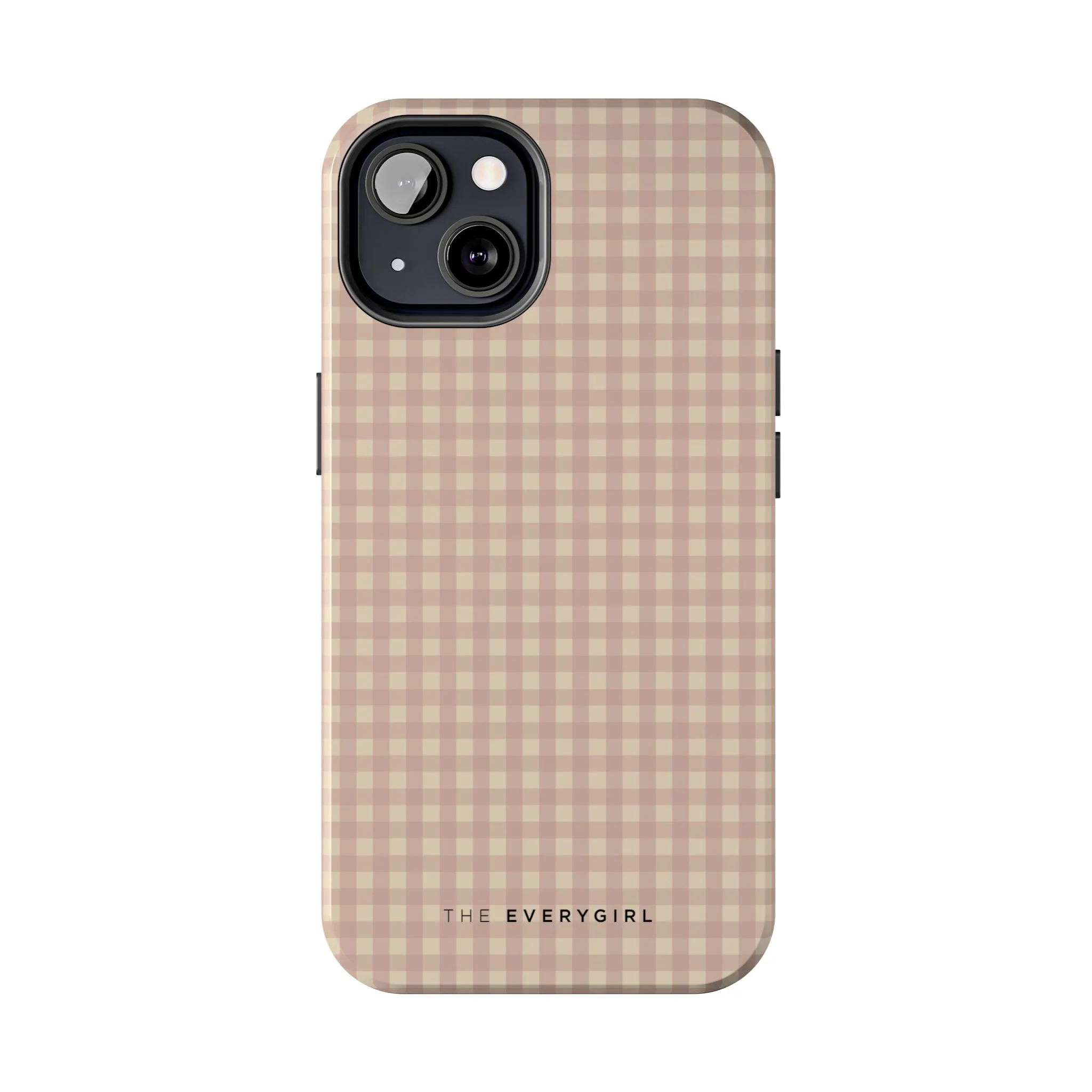 Neutral Blush Gingham IPhone Case - Image 64