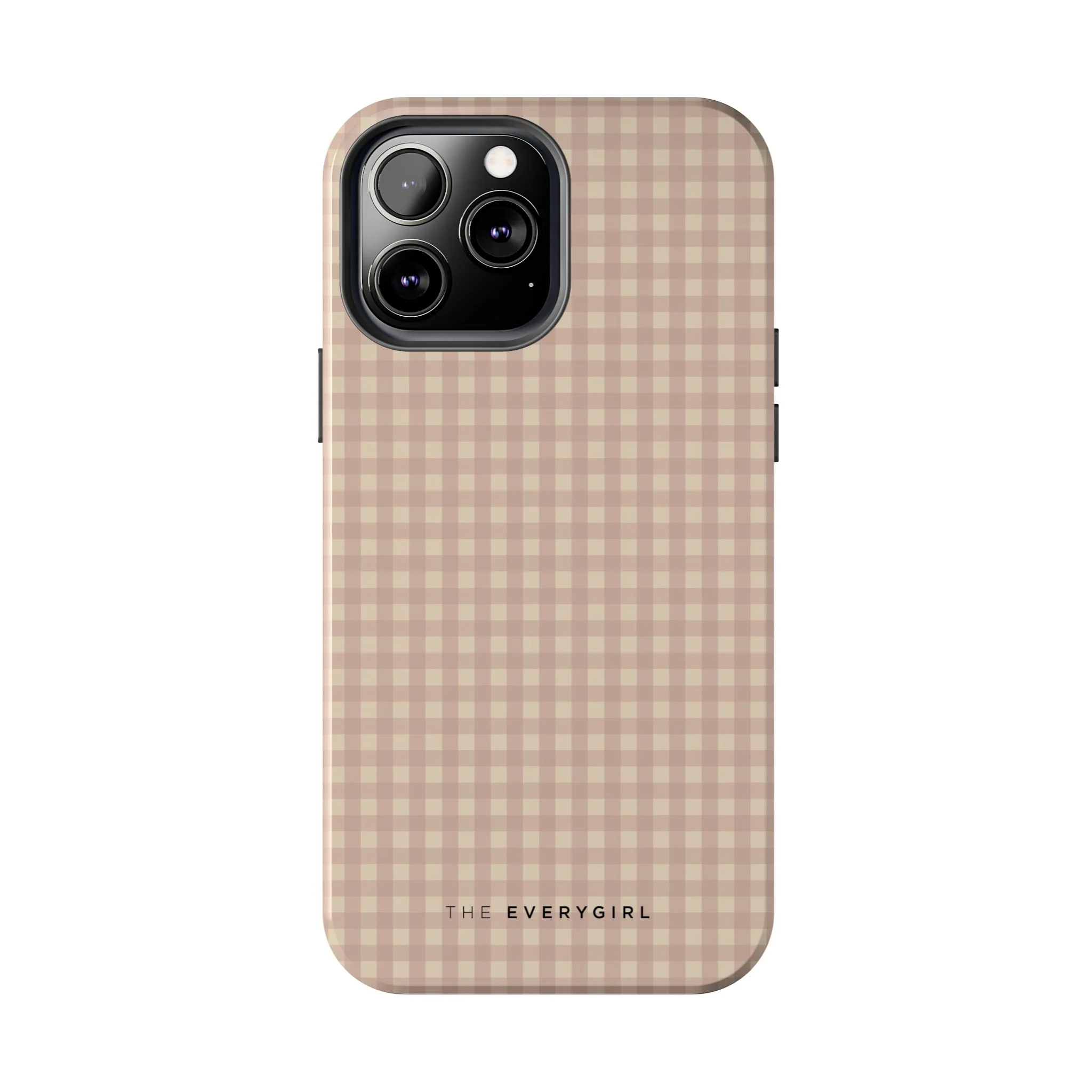 Neutral Blush Gingham IPhone Case - Image 73