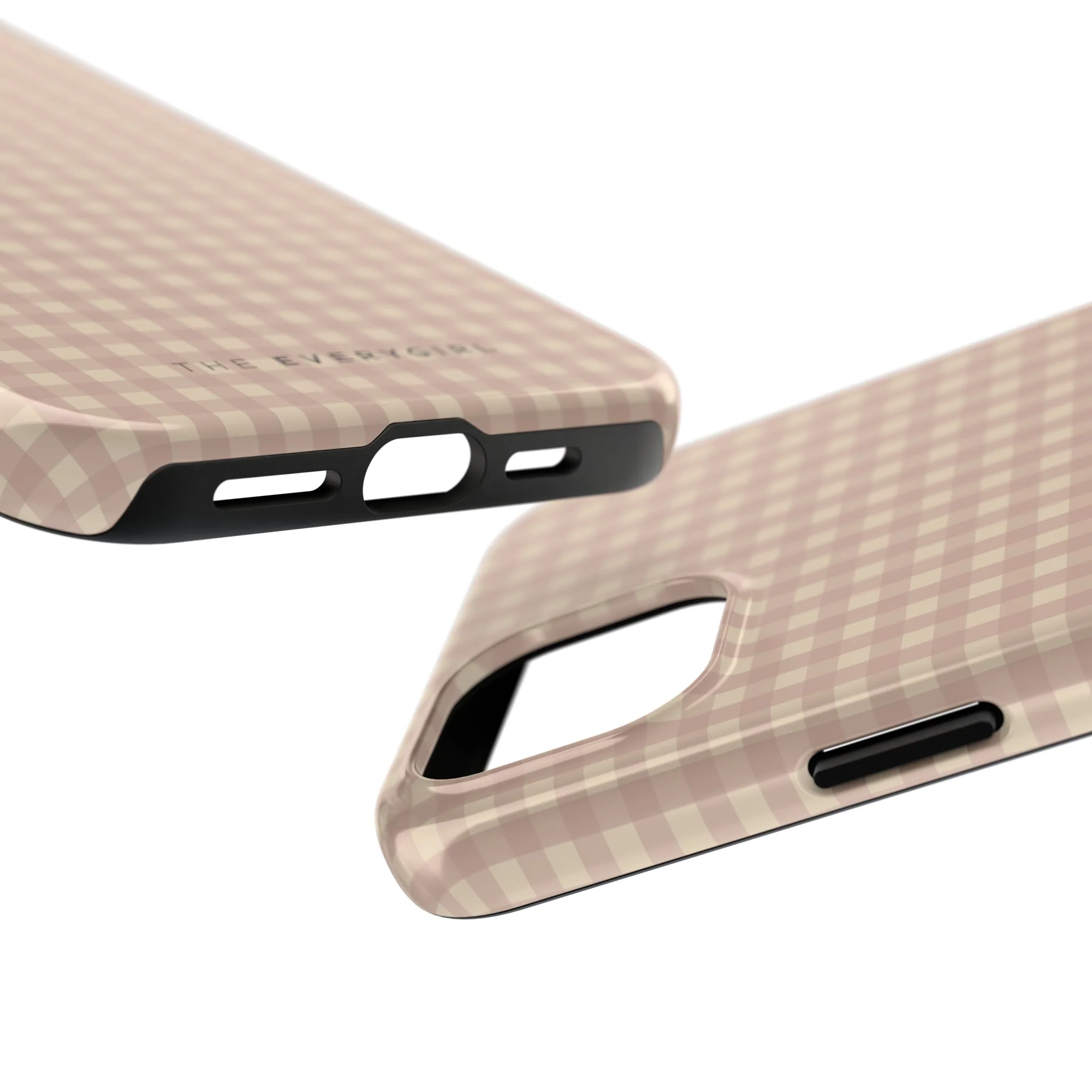 Neutral Blush Gingham IPhone Case - Image 87