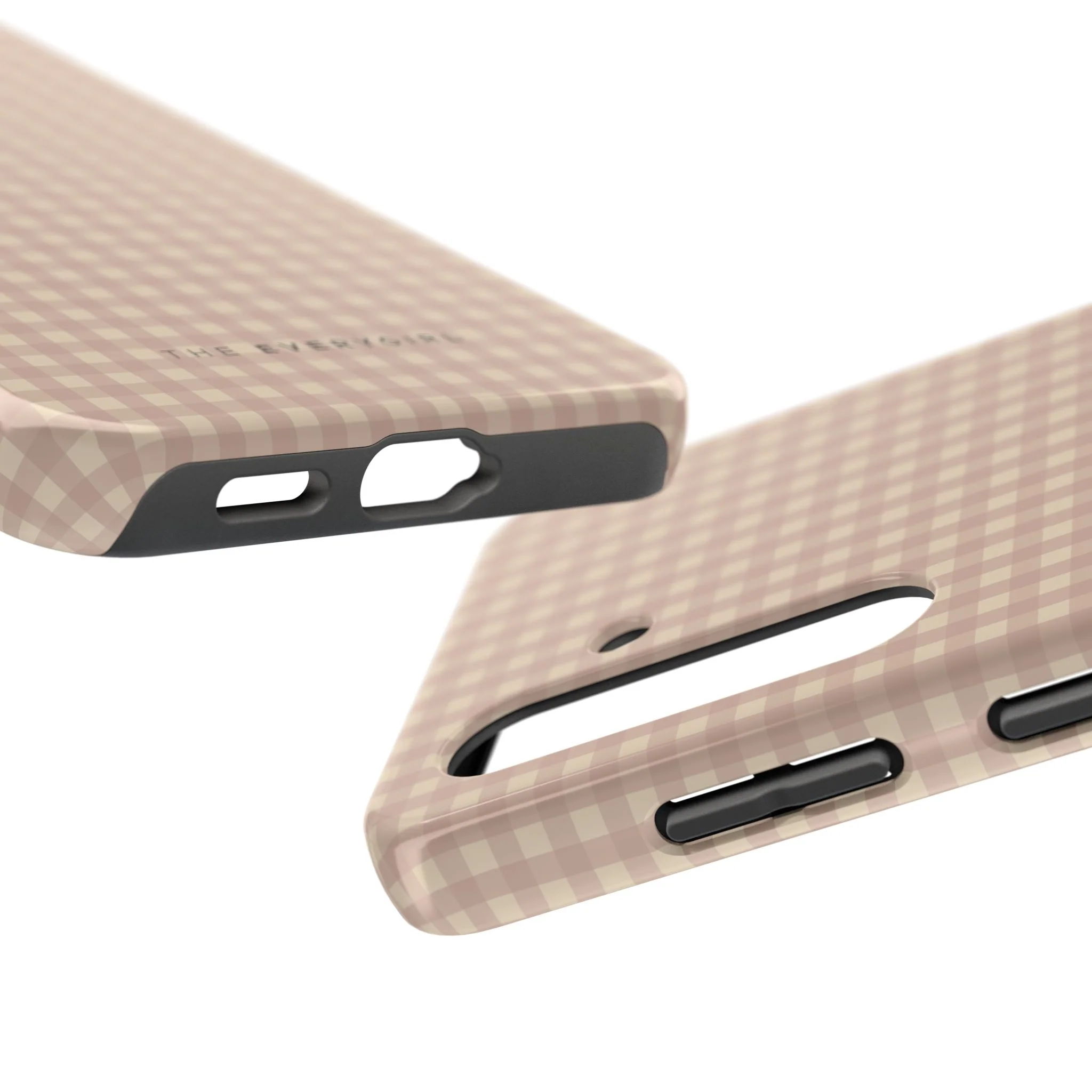 Neutral Blush Gingham IPhone Case - Image 93