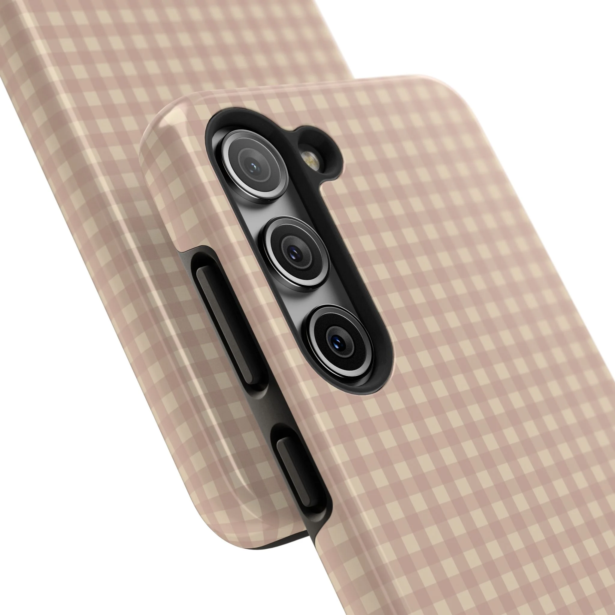 Neutral Blush Gingham IPhone Case - Image 95