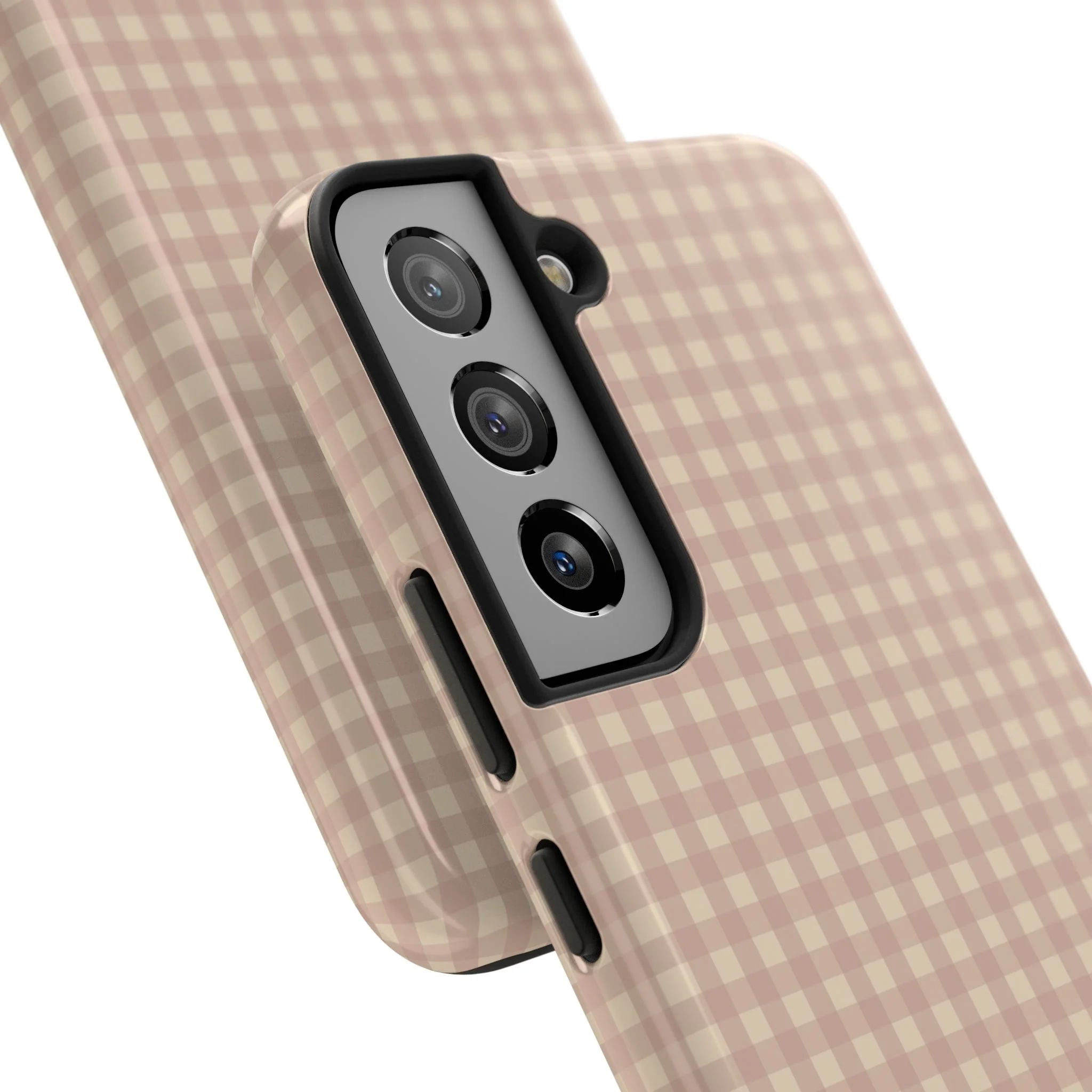 Neutral Blush Gingham IPhone Case - Image 98
