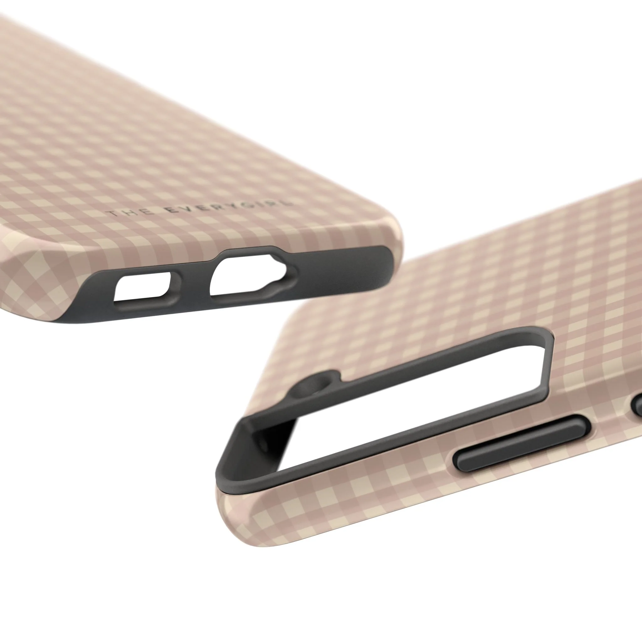 Neutral Blush Gingham IPhone Case - Image 99