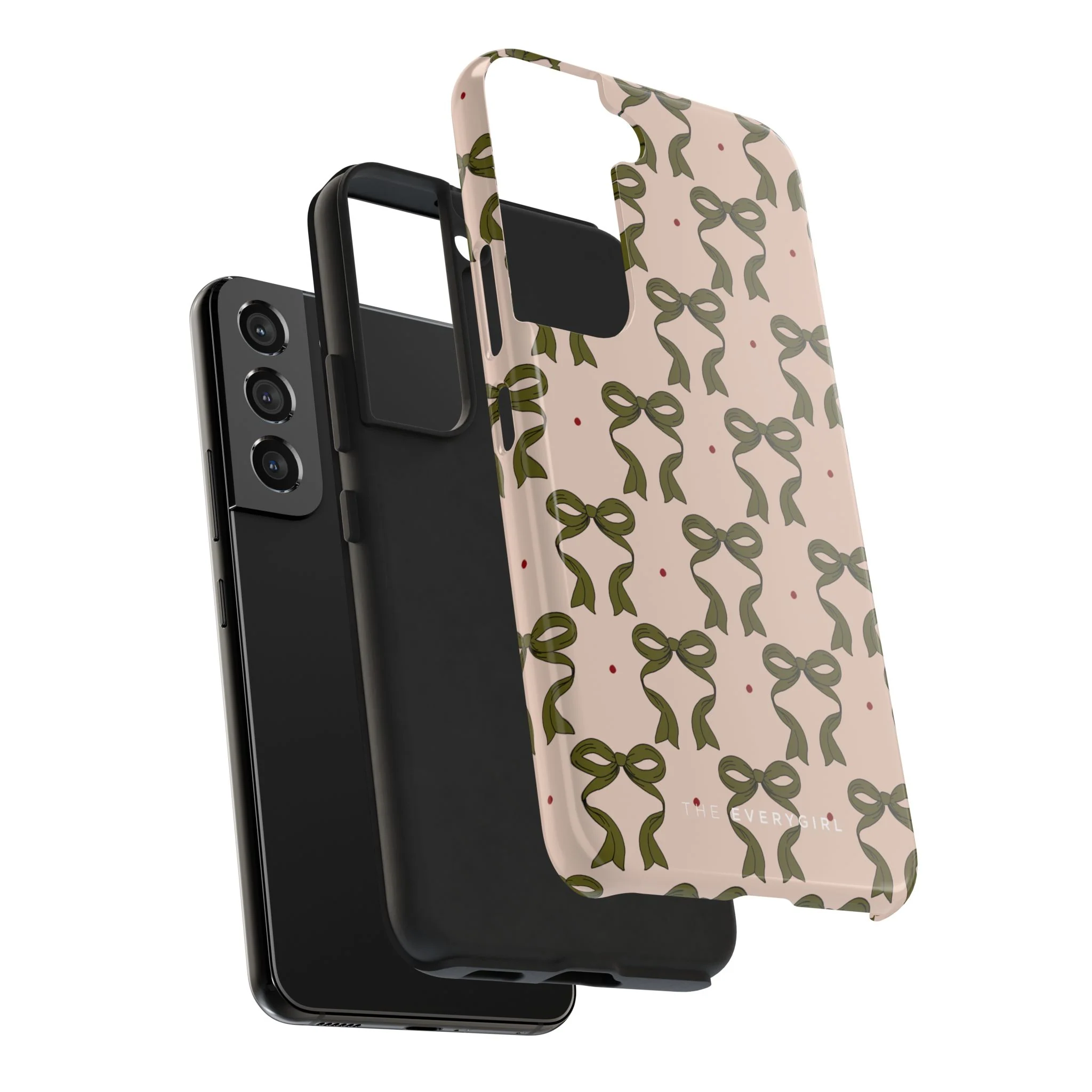 Pink & Green Bows IPhone Case - Image 100