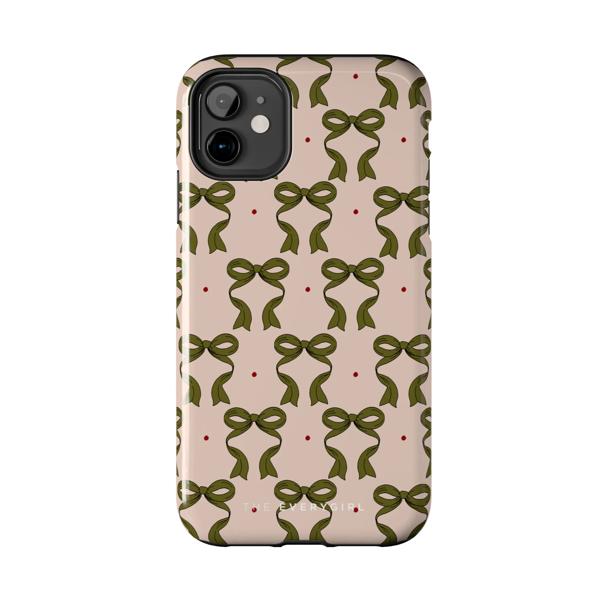 Pink & Green Bows IPhone Case - Image 43