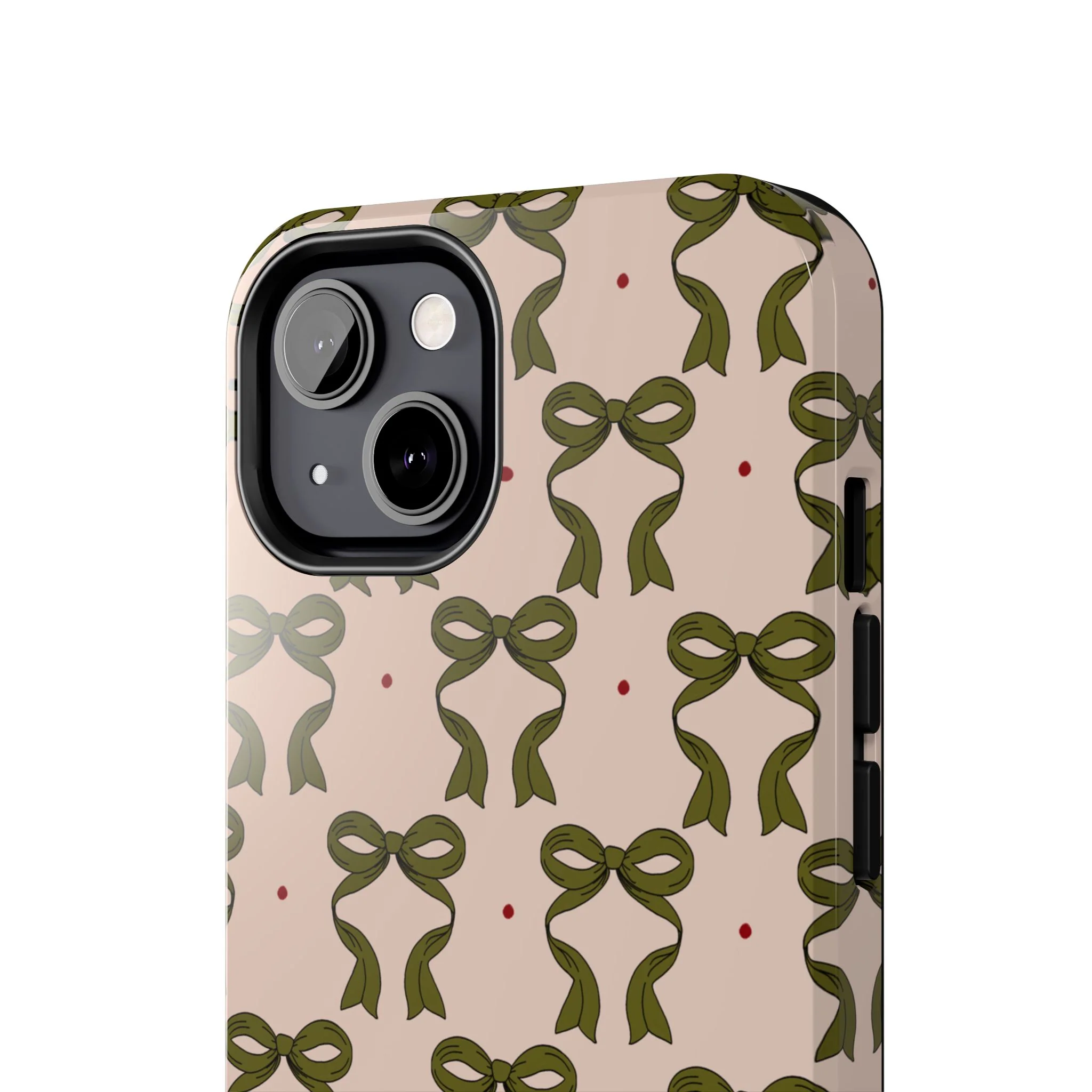 Pink & Green Bows IPhone Case - Image 66