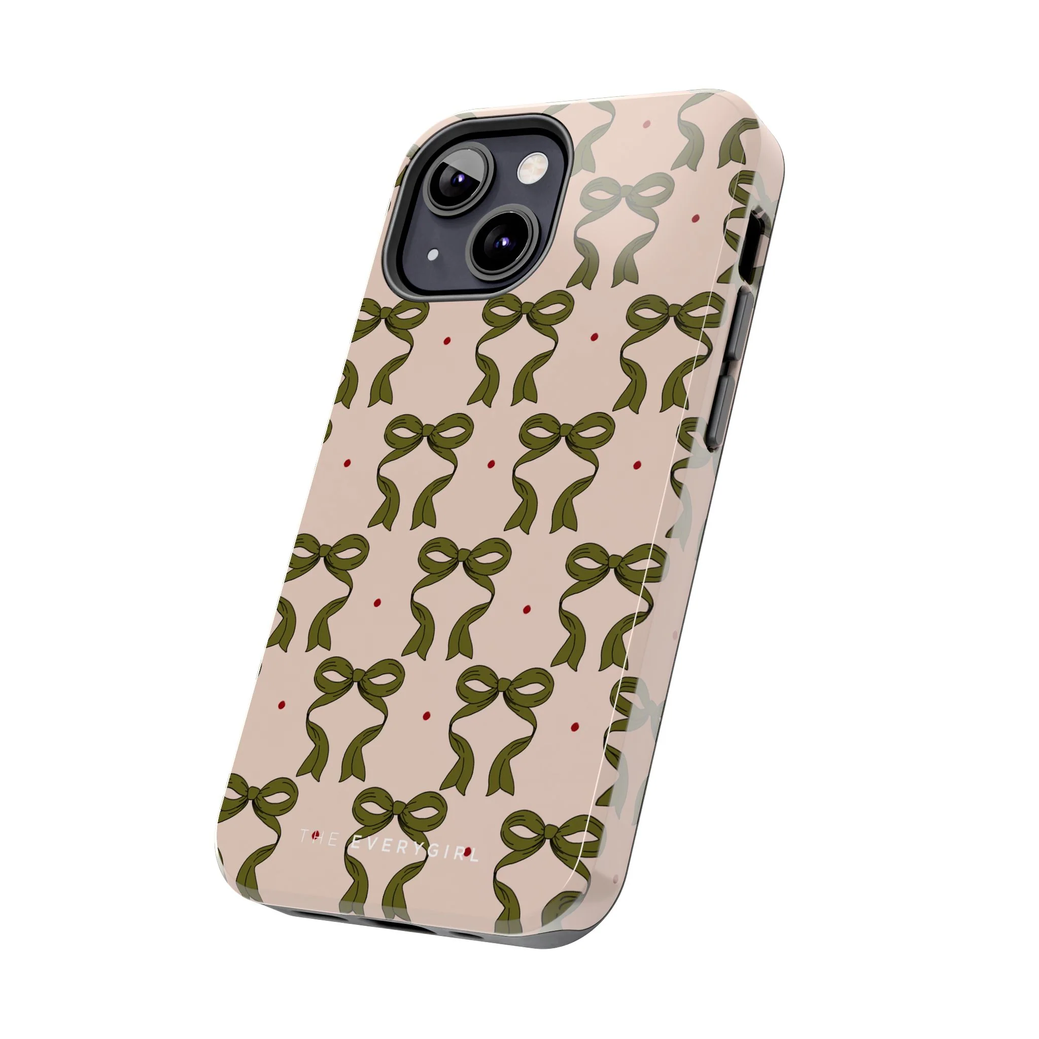 Pink & Green Bows IPhone Case - Image 68