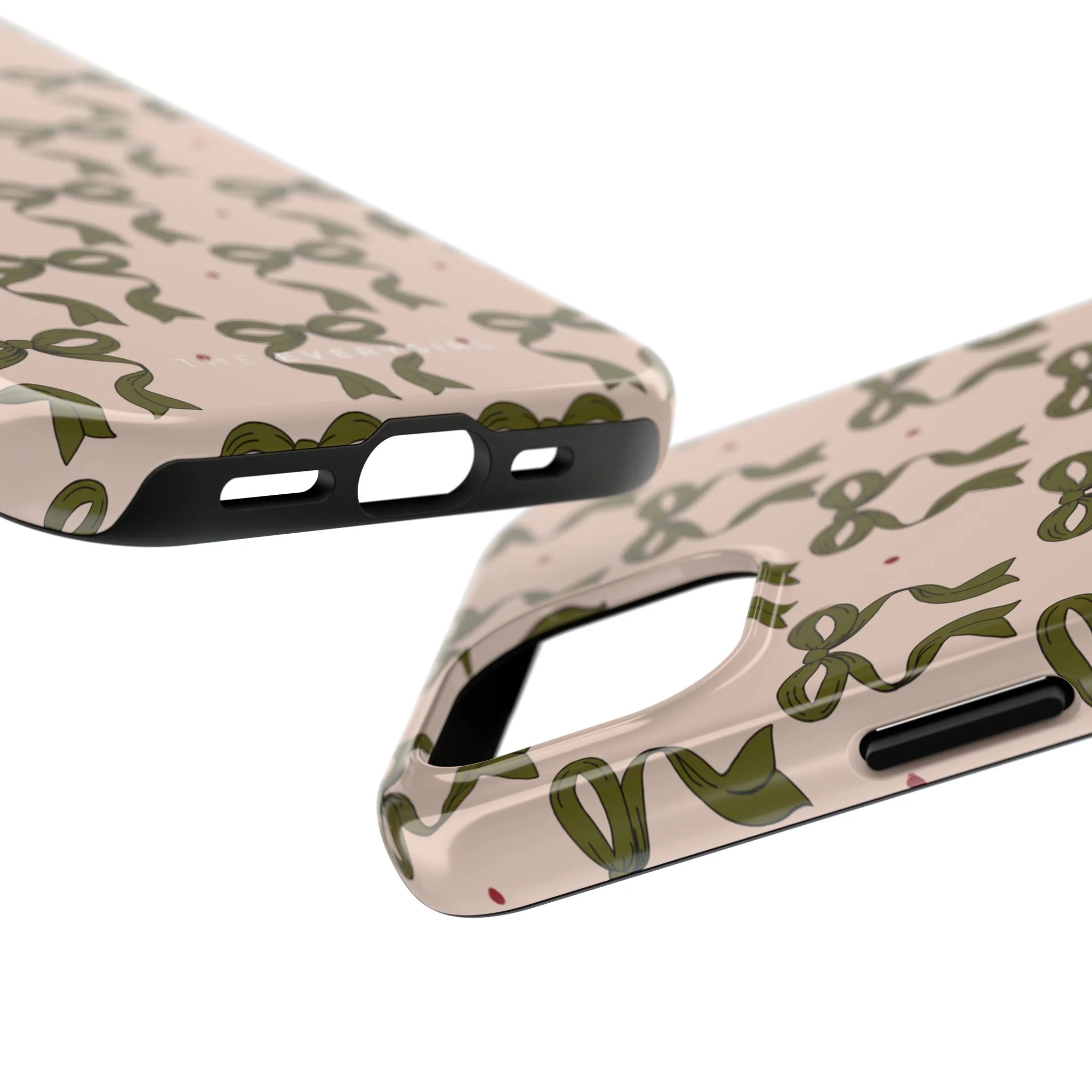Pink & Green Bows IPhone Case - Image 81