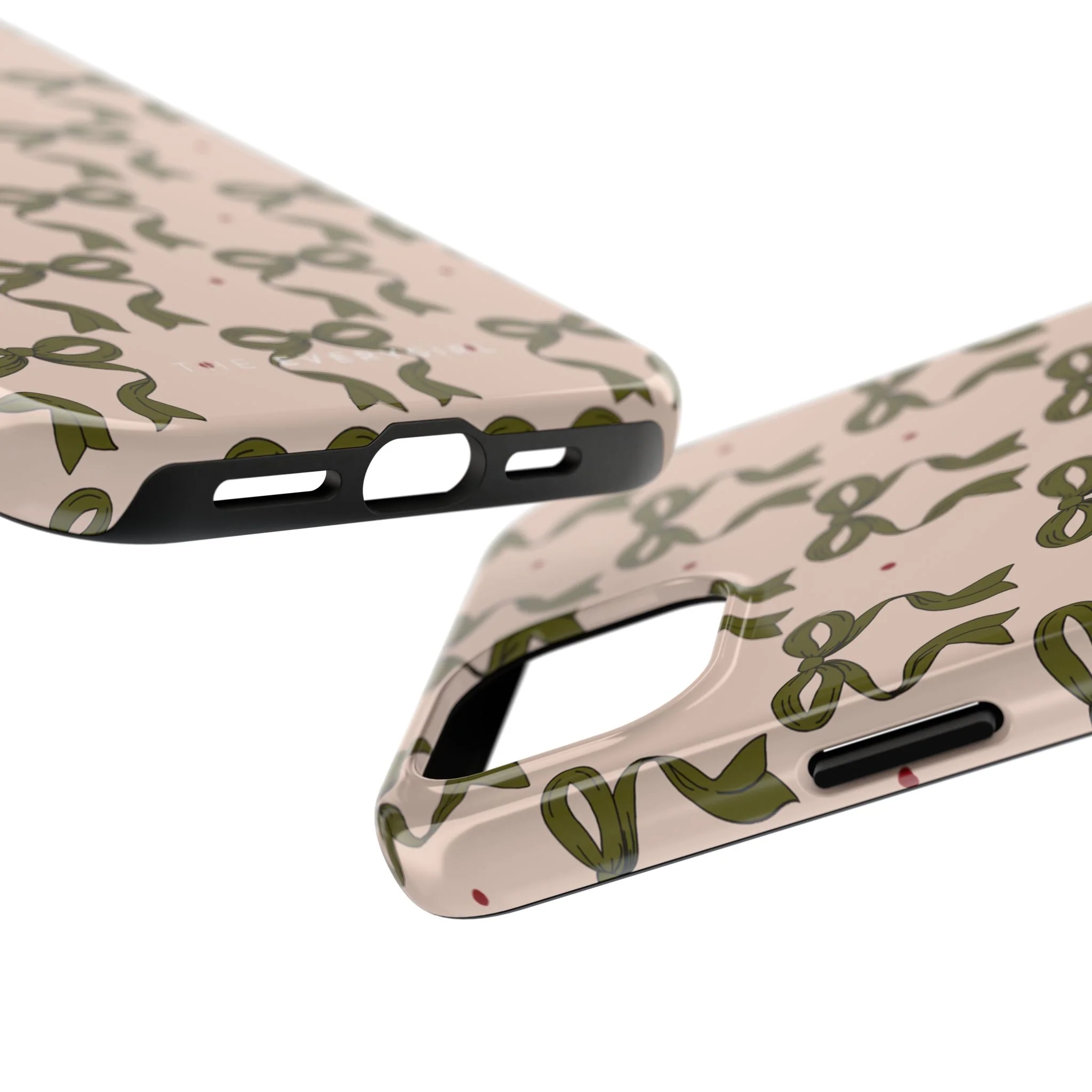 Pink & Green Bows IPhone Case - Image 87