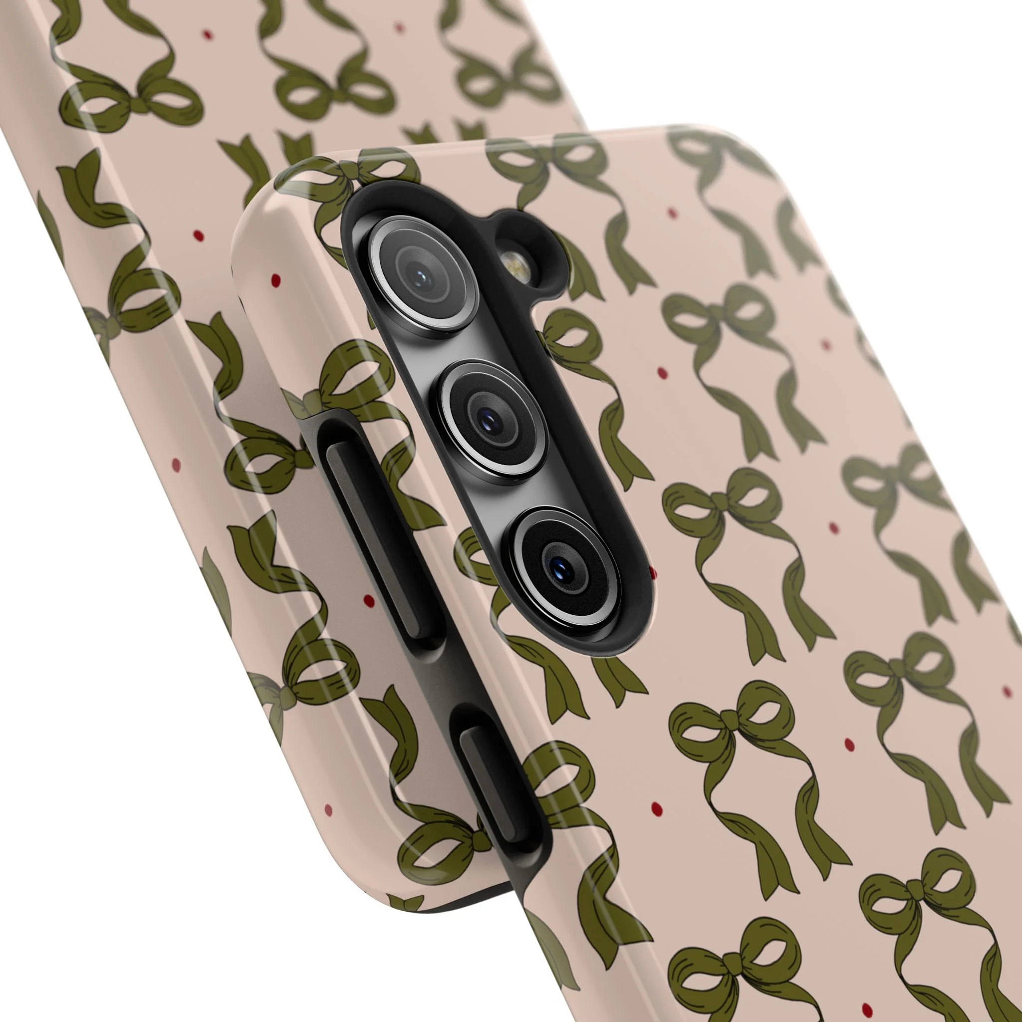 Pink & Green Bows IPhone Case - Image 95