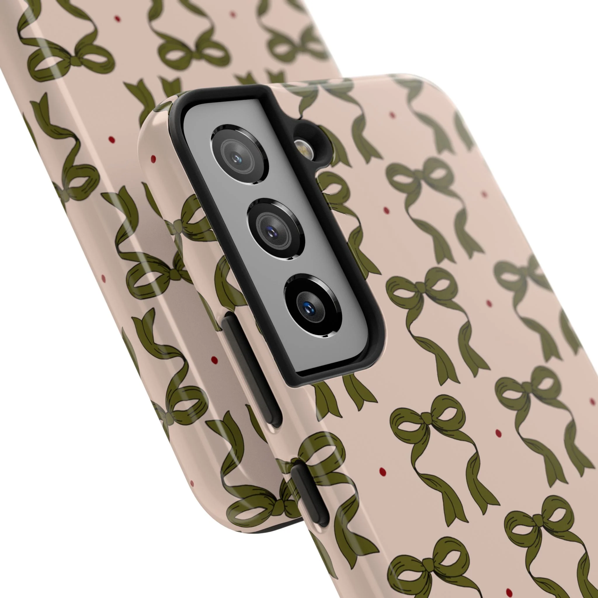 Pink & Green Bows IPhone Case - Image 98