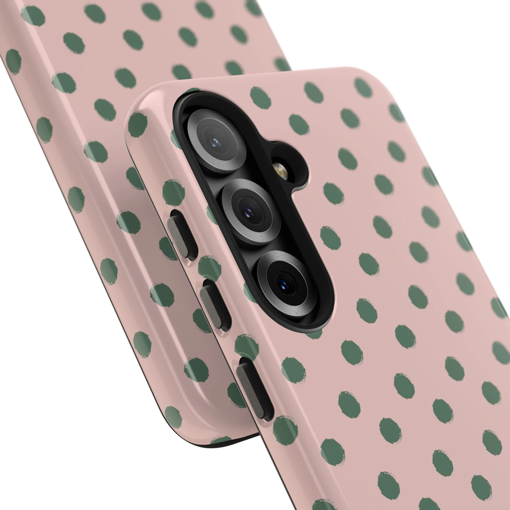 Pink & Green Polka Dots Phone Case - Image 102