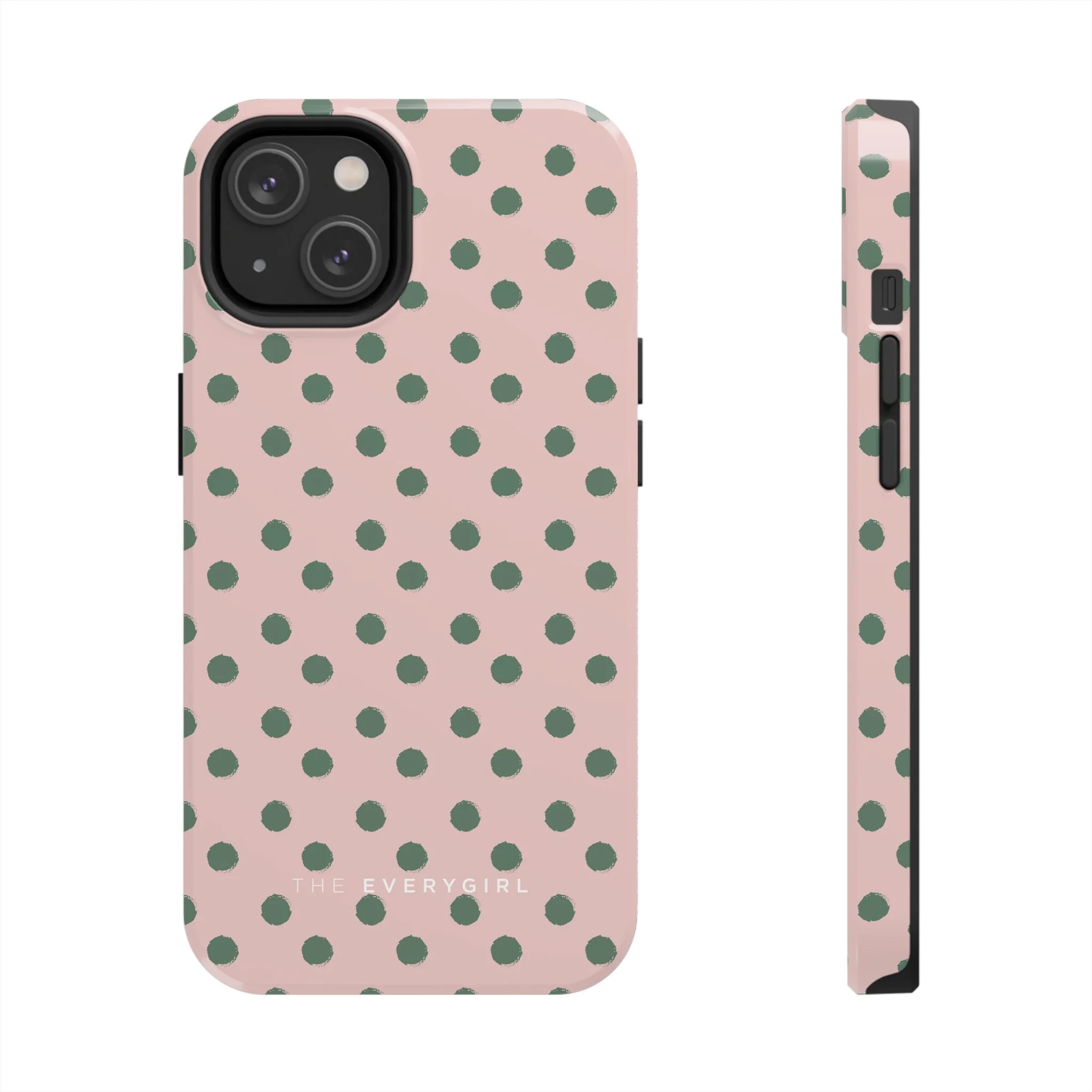 Pink & Green Polka Dots Phone Case - Image 12