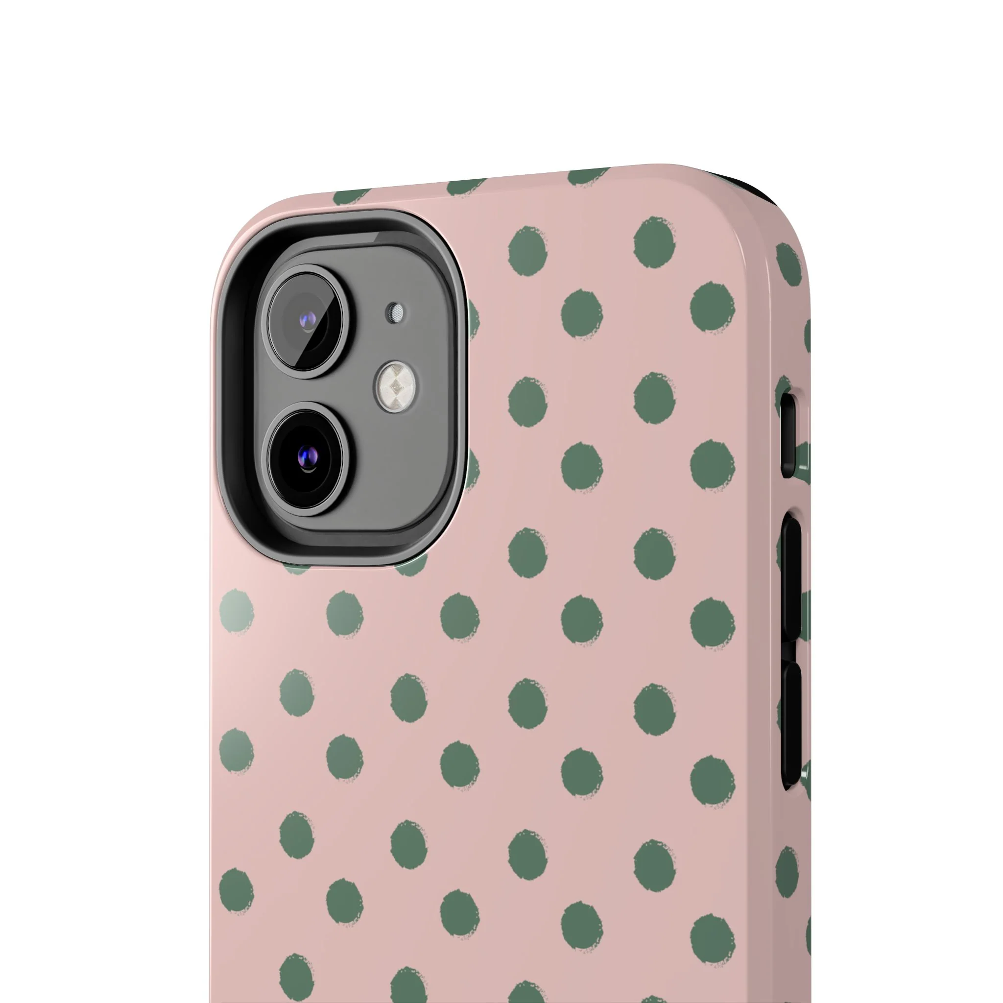 Pink & Green Polka Dots Phone Case - Image 47