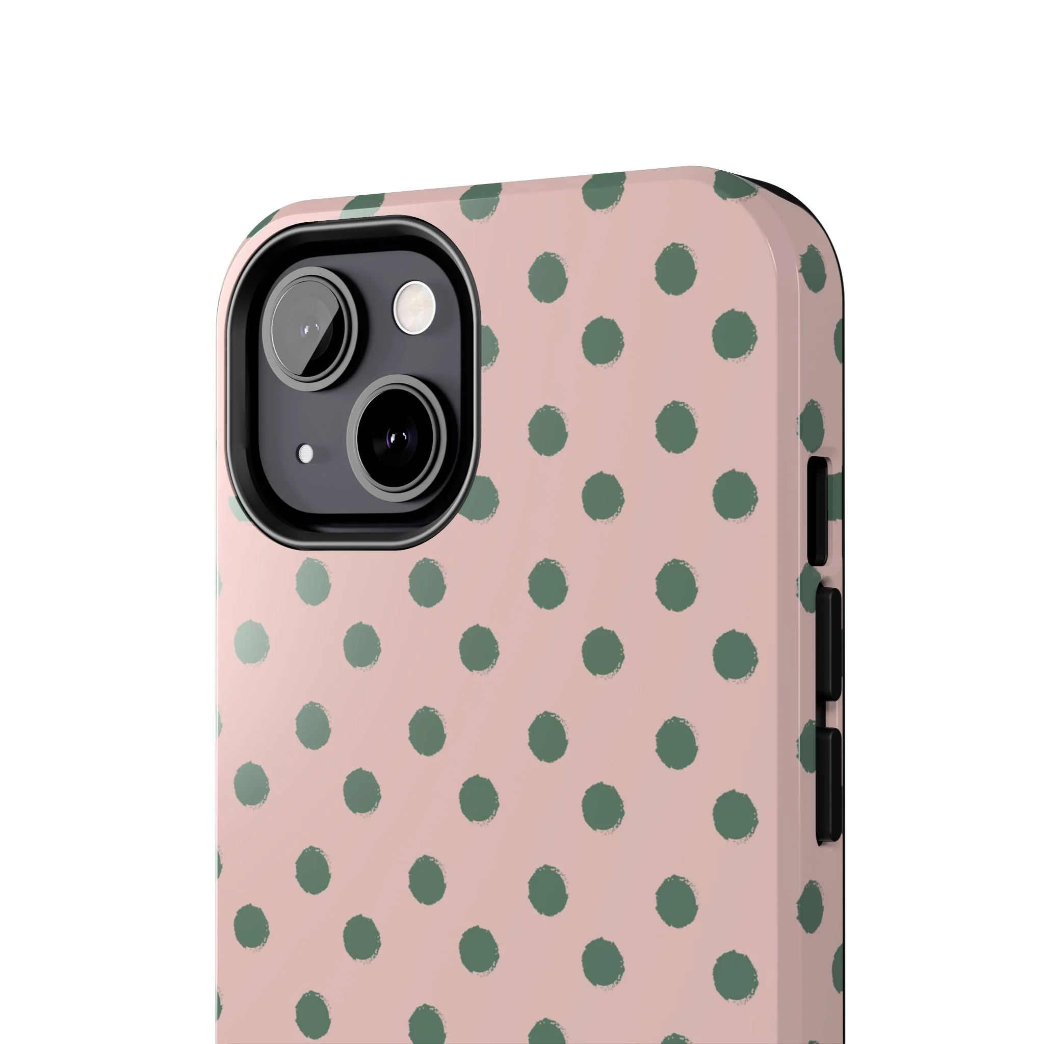 Pink & Green Polka Dots Phone Case - Image 56
