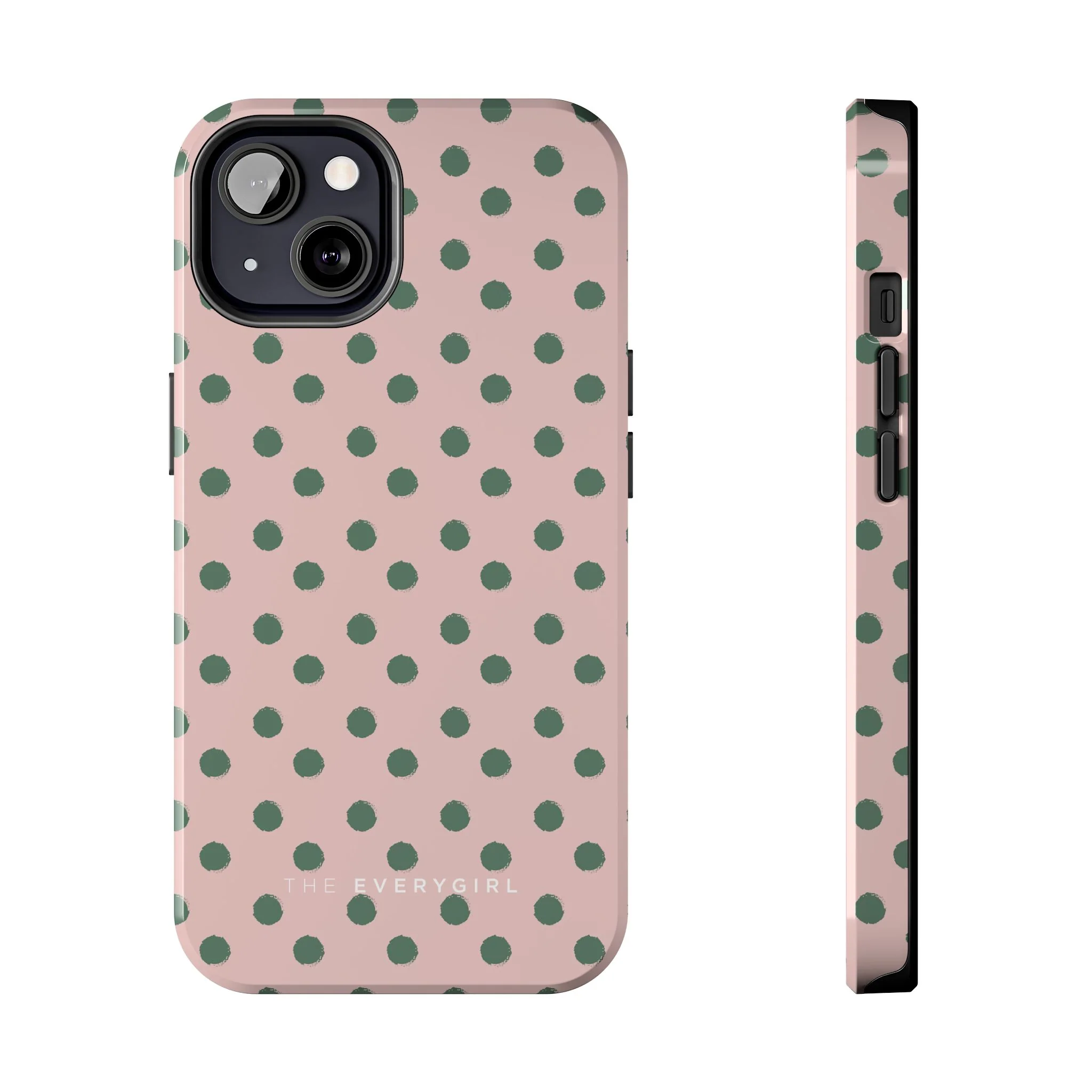 Pink & Green Polka Dots Phone Case - Image 8