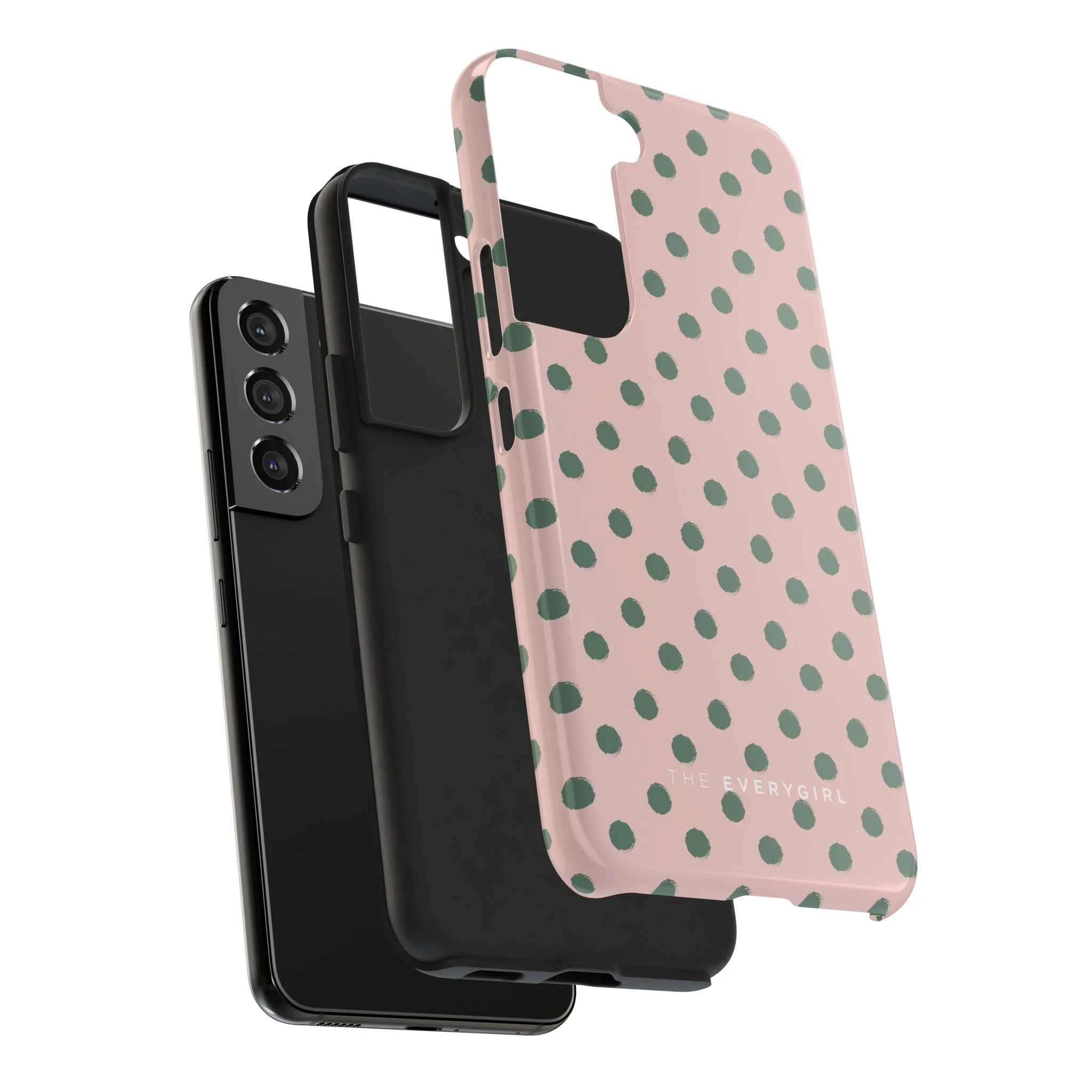 Pink & Green Polka Dots Phone Case - Image 90