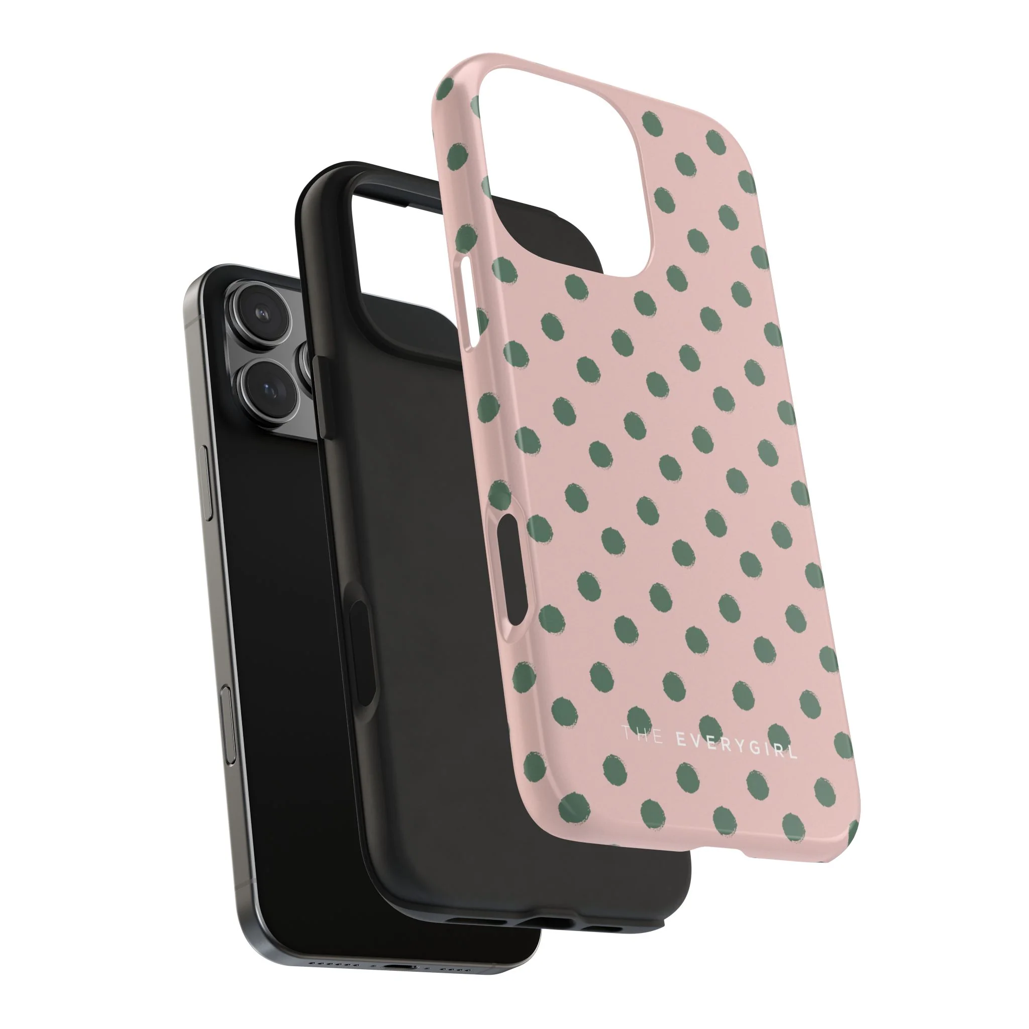 Pink & Green Polka Dots Phone Case - Image 97