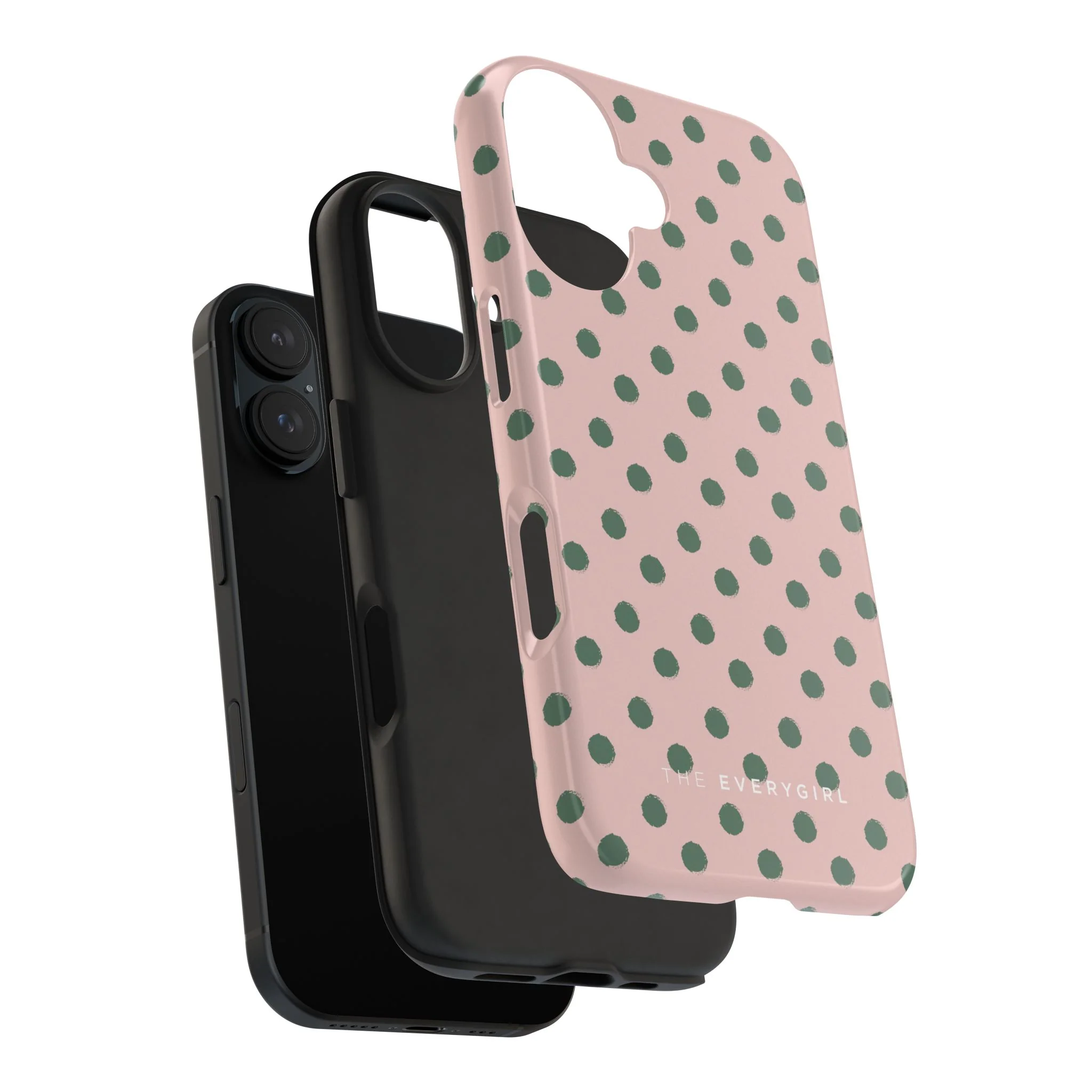 Pink & Green Polka Dots Phone Case - Image 99