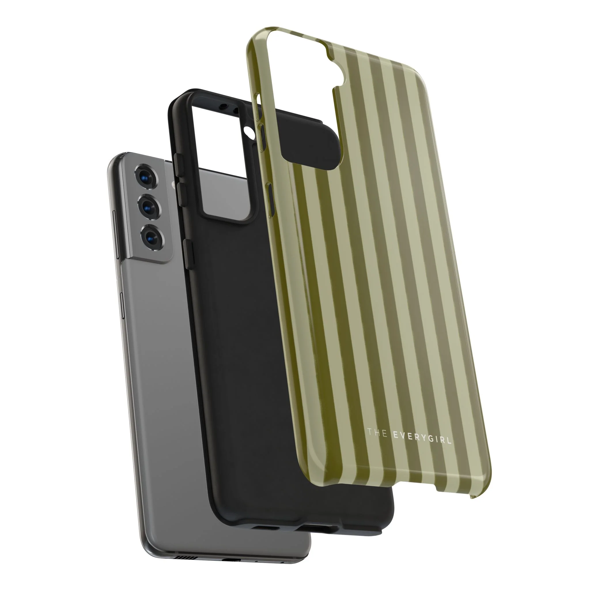 Tone on Tone Green Stripes IPhone Case - Image 104