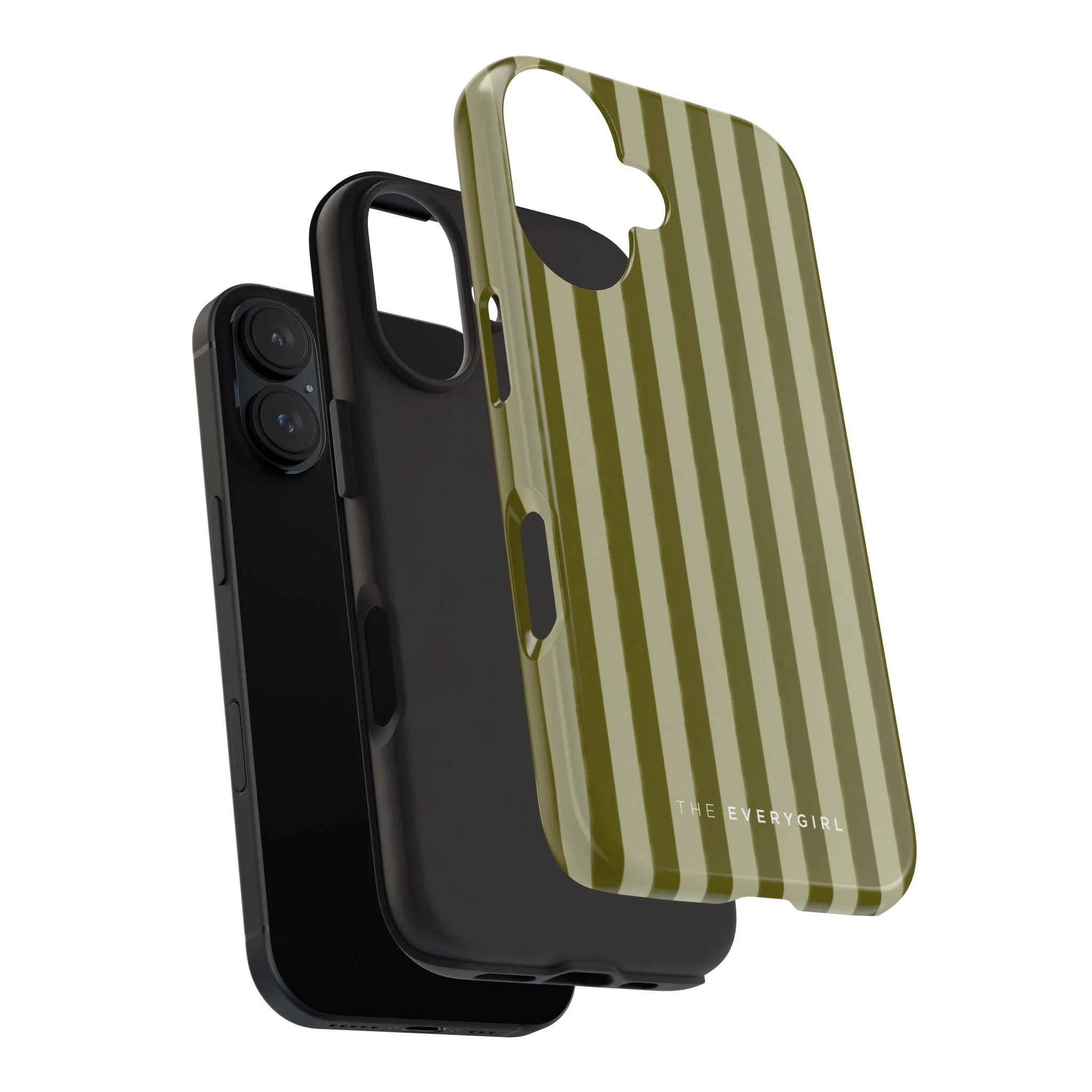 Tone on Tone Green Stripes IPhone Case - Image 110