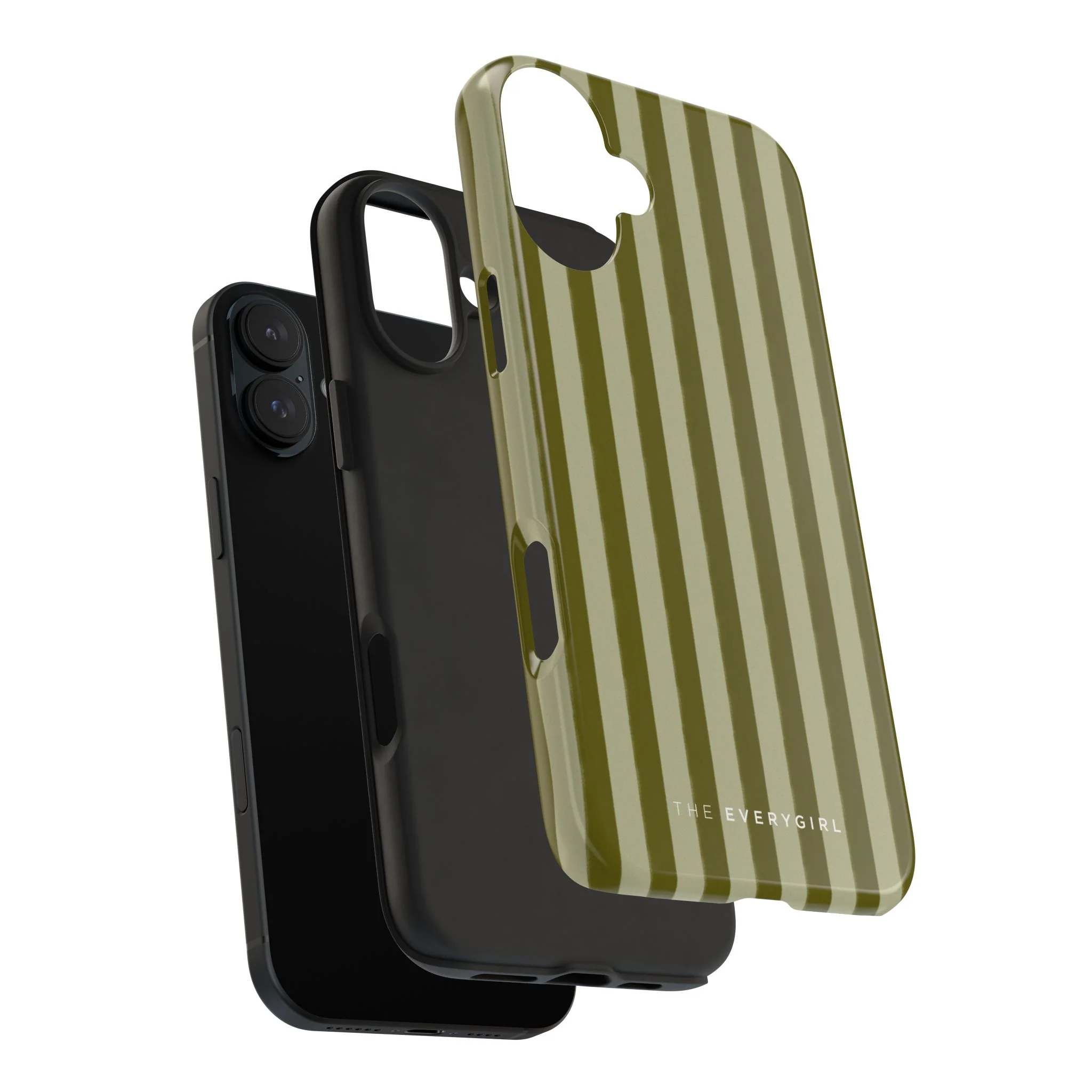 Tone on Tone Green Stripes IPhone Case - Image 112