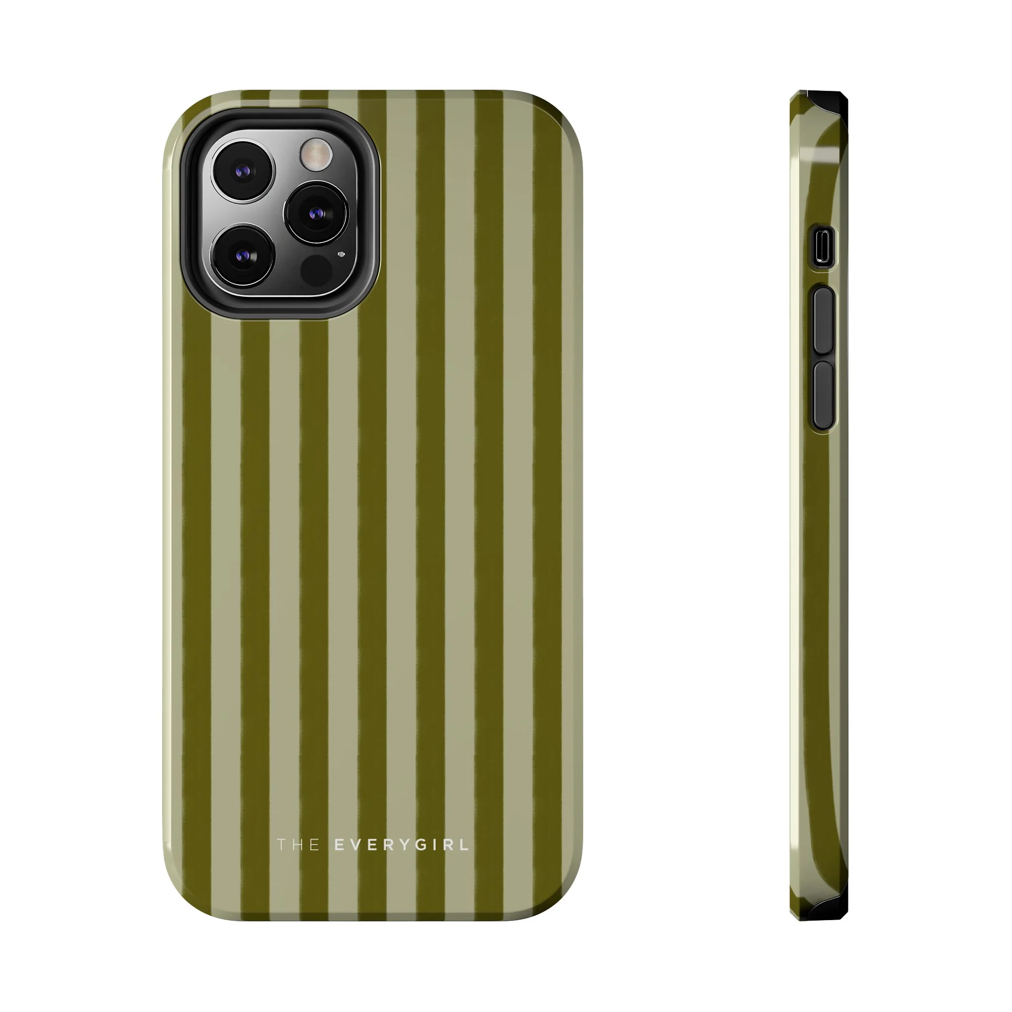 Tone on Tone Green Stripes IPhone Case - Image 12