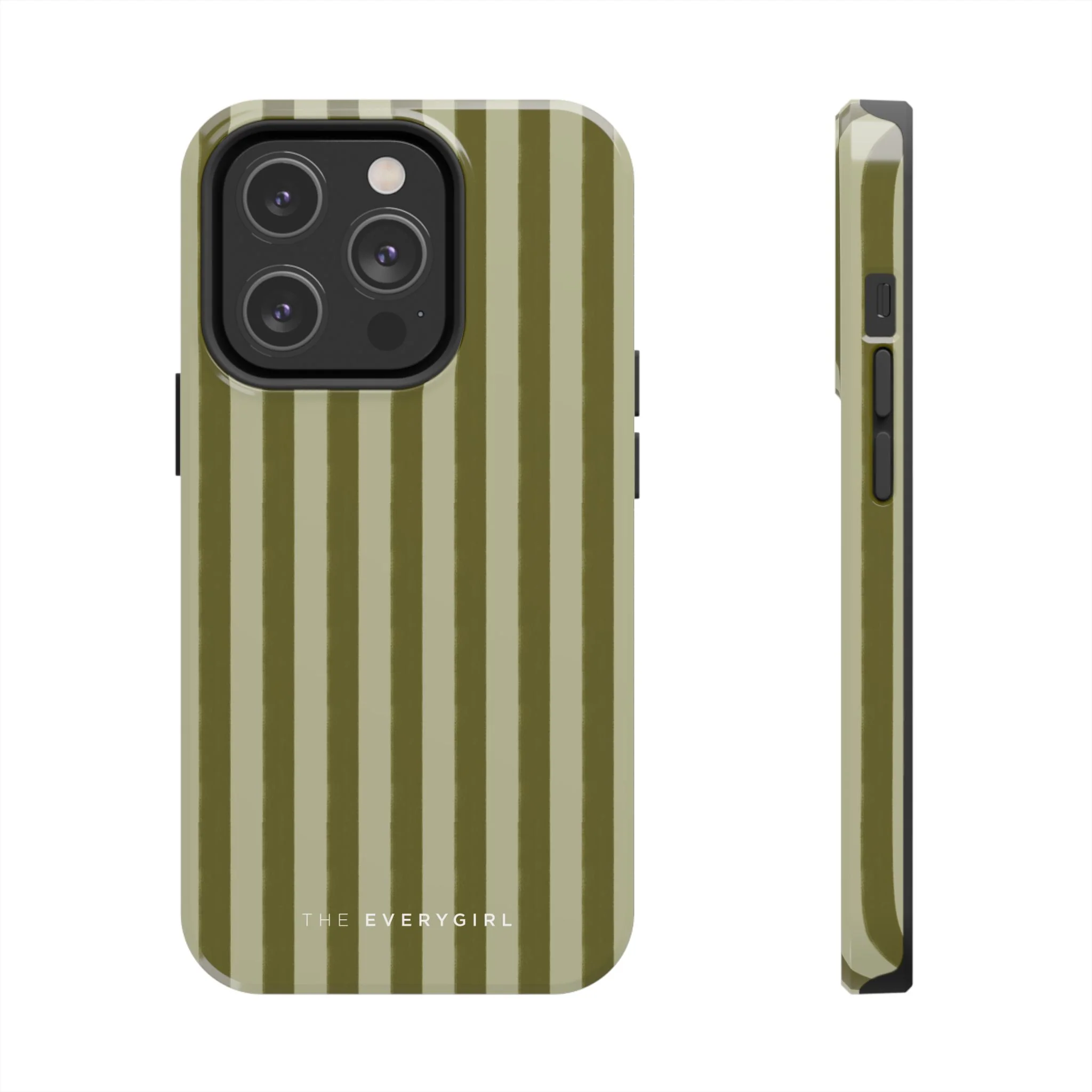 Tone on Tone Green Stripes IPhone Case - Image 19