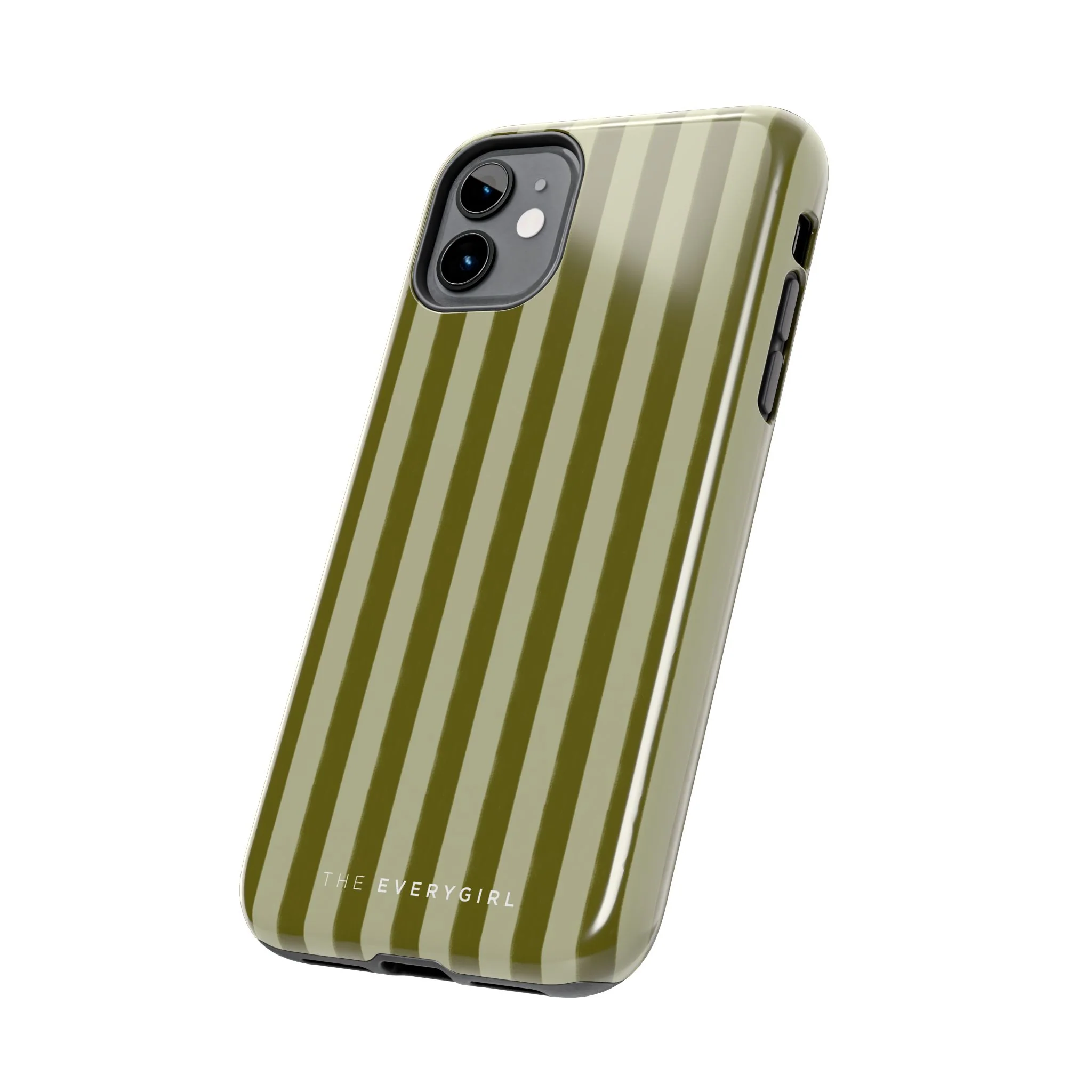 Tone on Tone Green Stripes IPhone Case - Image 45