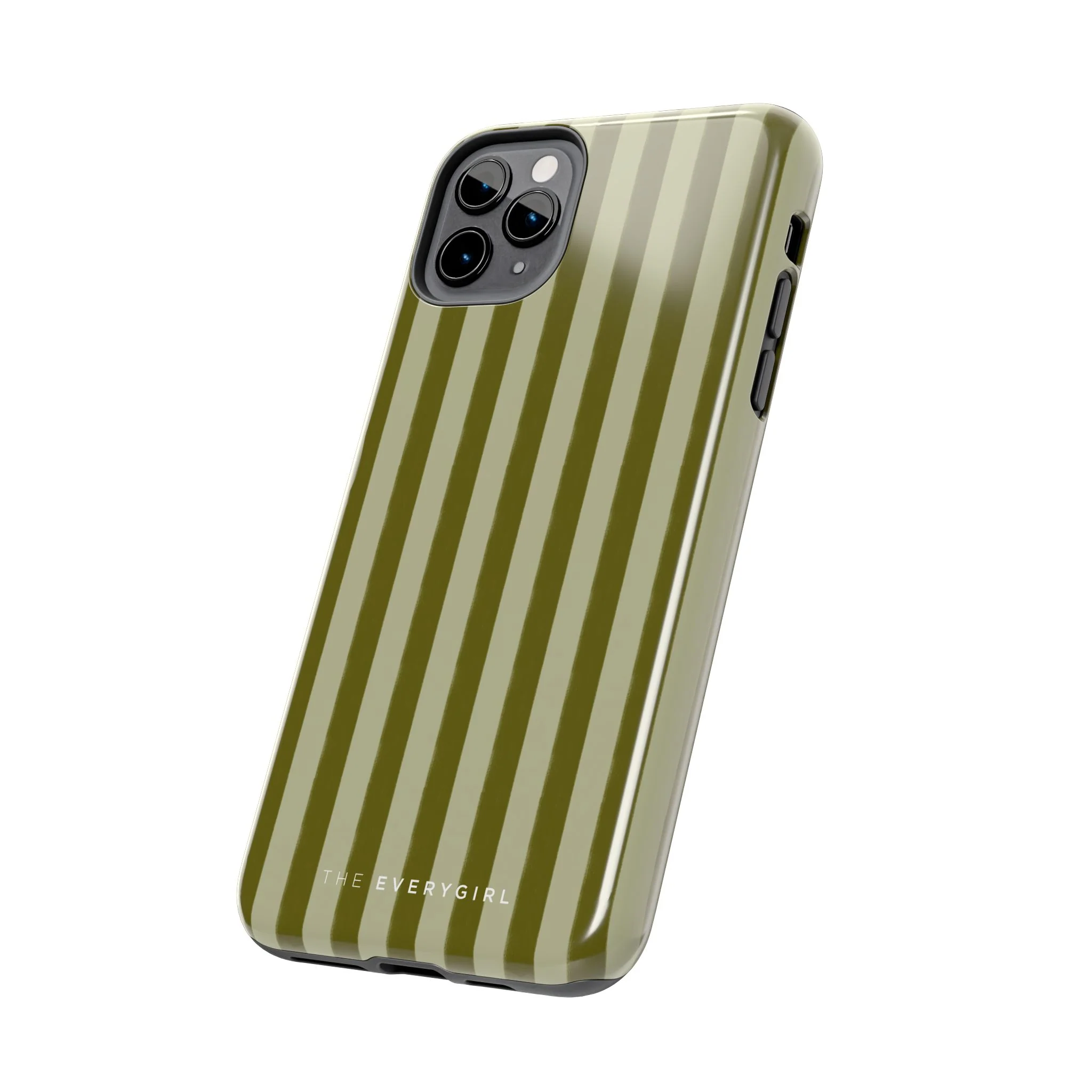Tone on Tone Green Stripes IPhone Case - Image 51